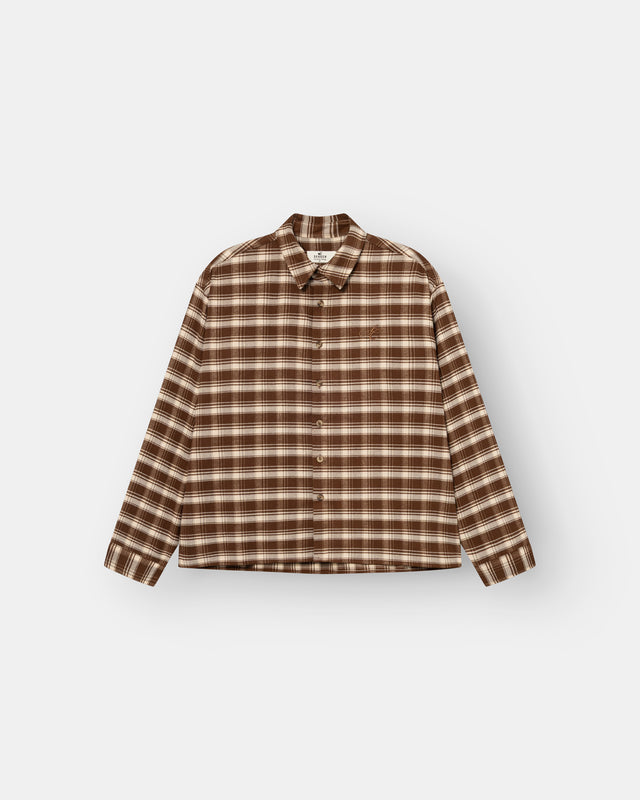 Ternet Flannel Shirt Brown