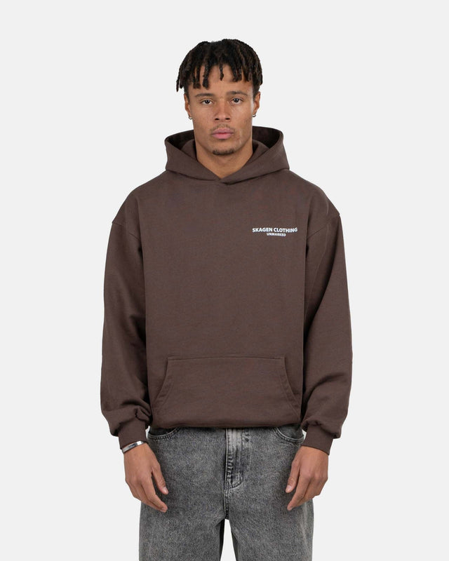 UNMARKED Hoodie Brown | Skagen - clothing.dk