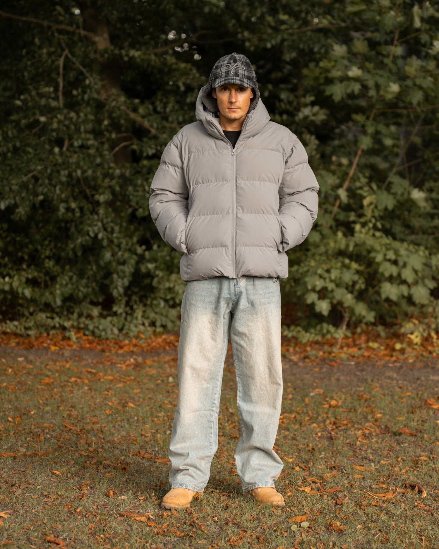 Puffer Jacket Gray
