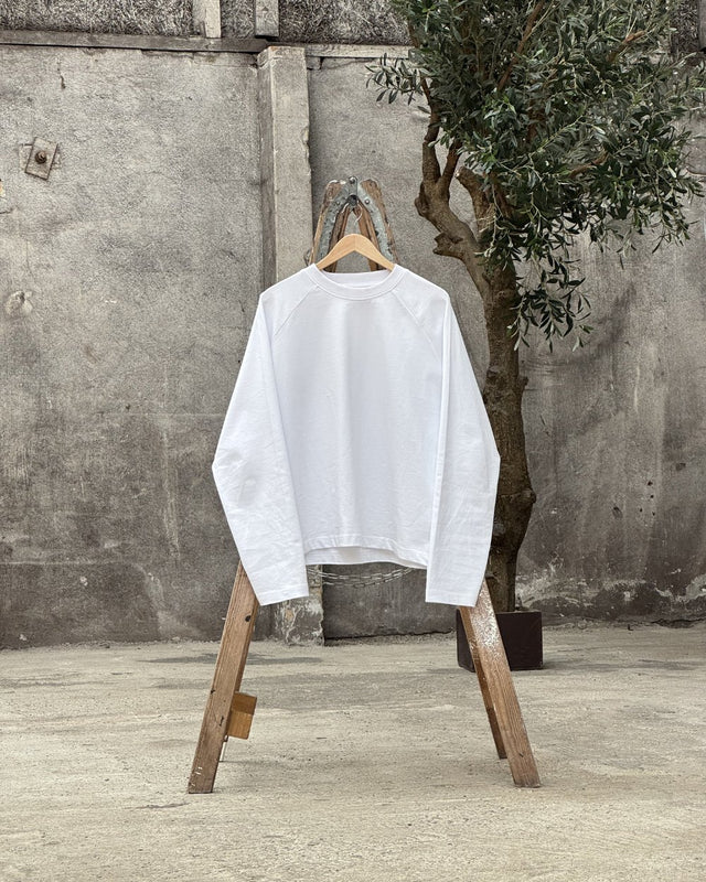 SC Logo Raglan Longsleeve T-shirt White tone-tone