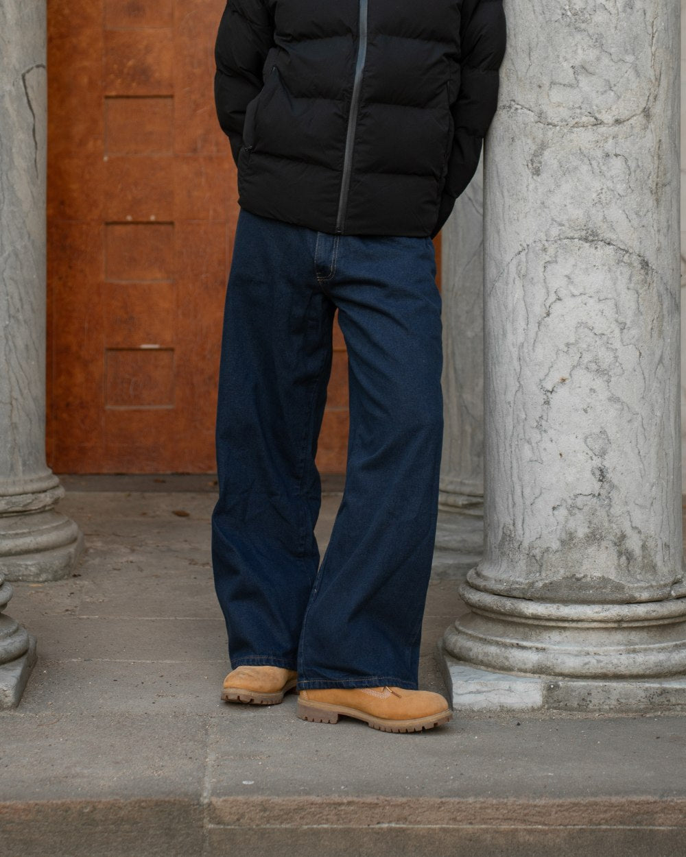 Extra baggy denim jeans indigo