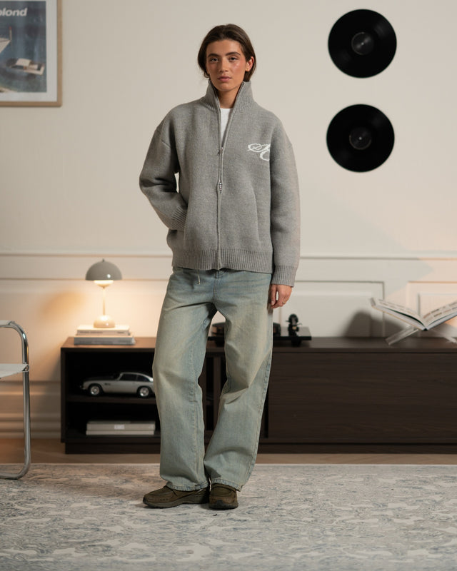 Baggy denim jeans light blue vintage wash