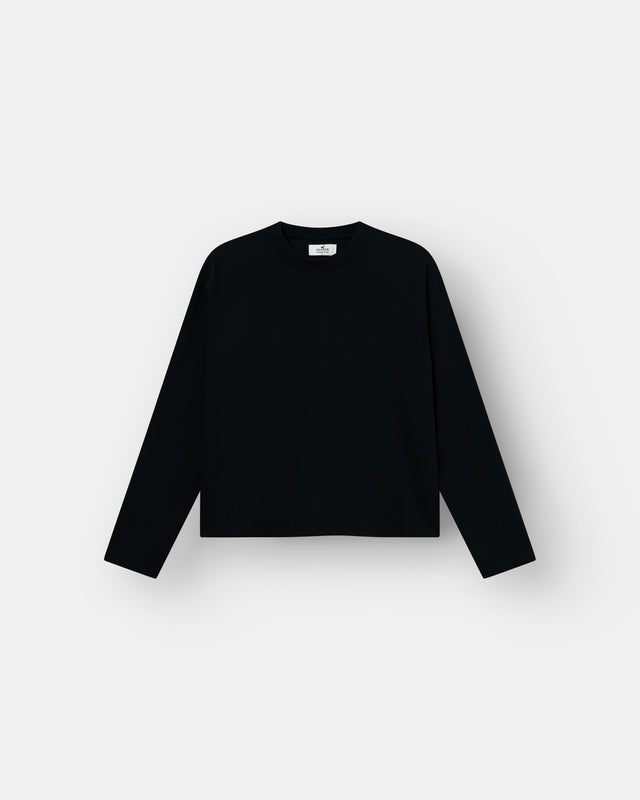 SC Logo Raglan Longsleeve T-shirt Black tone-tone