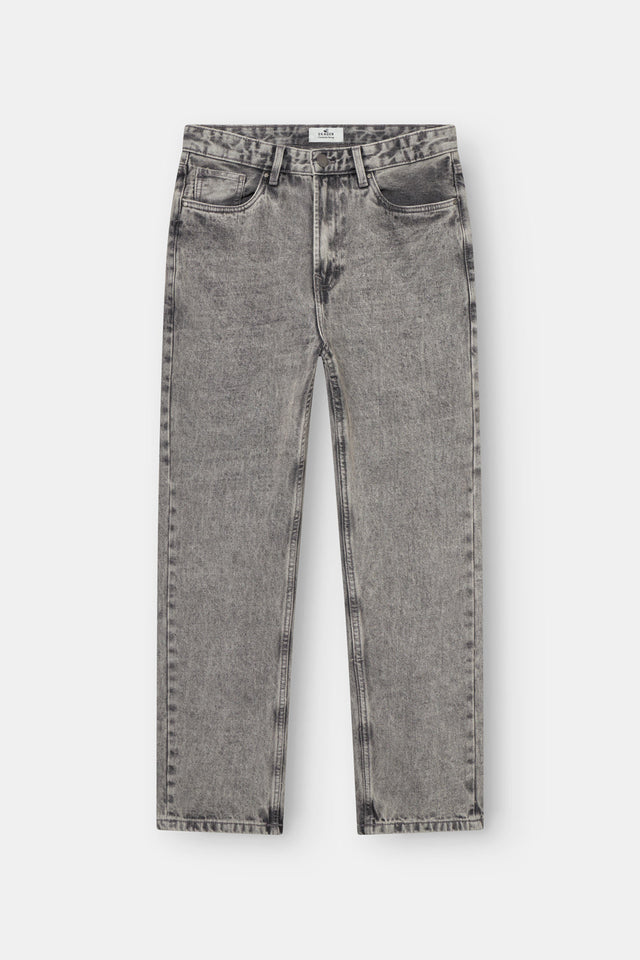 Denim jeans tvättad grå