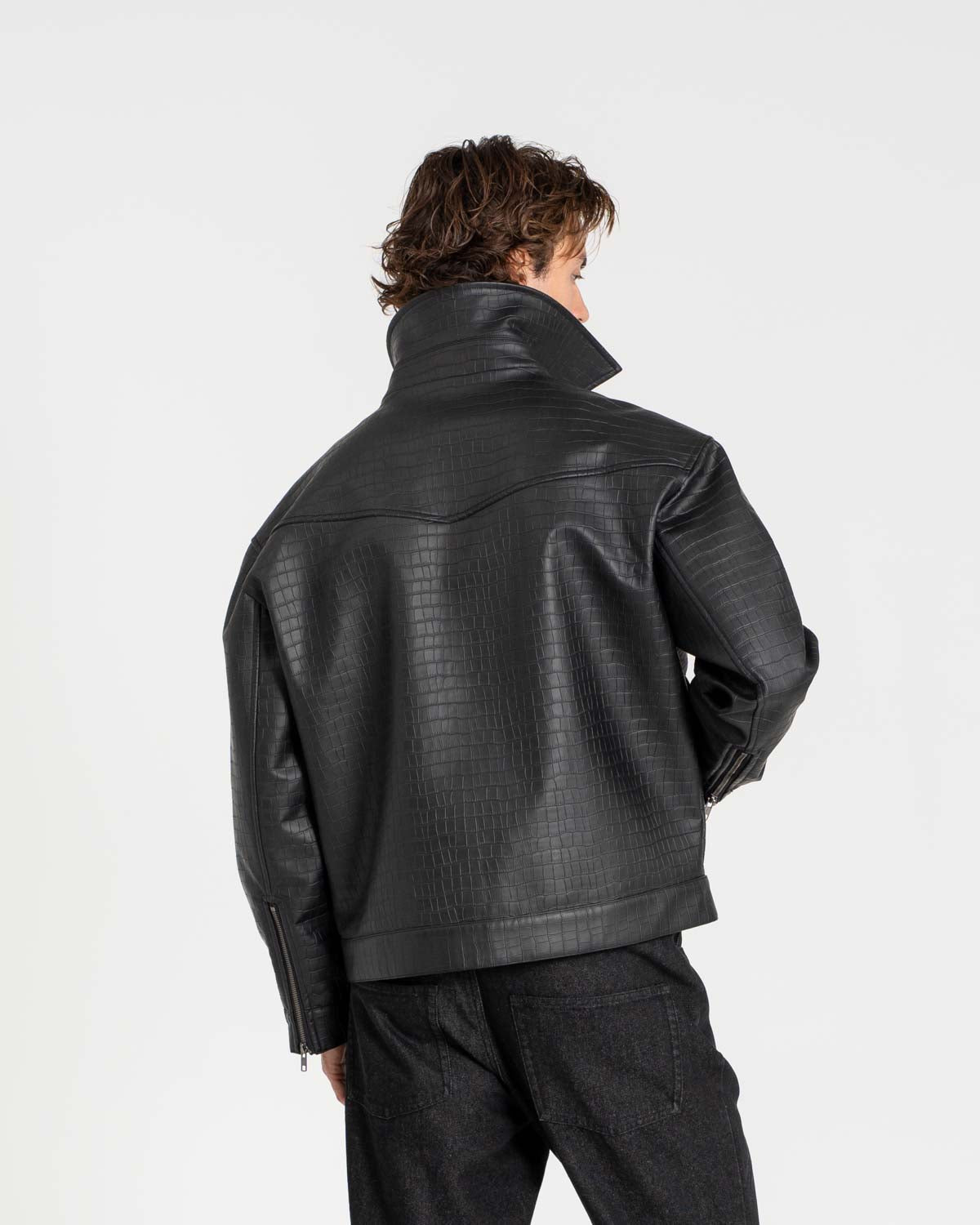 Croc Jacket Black
