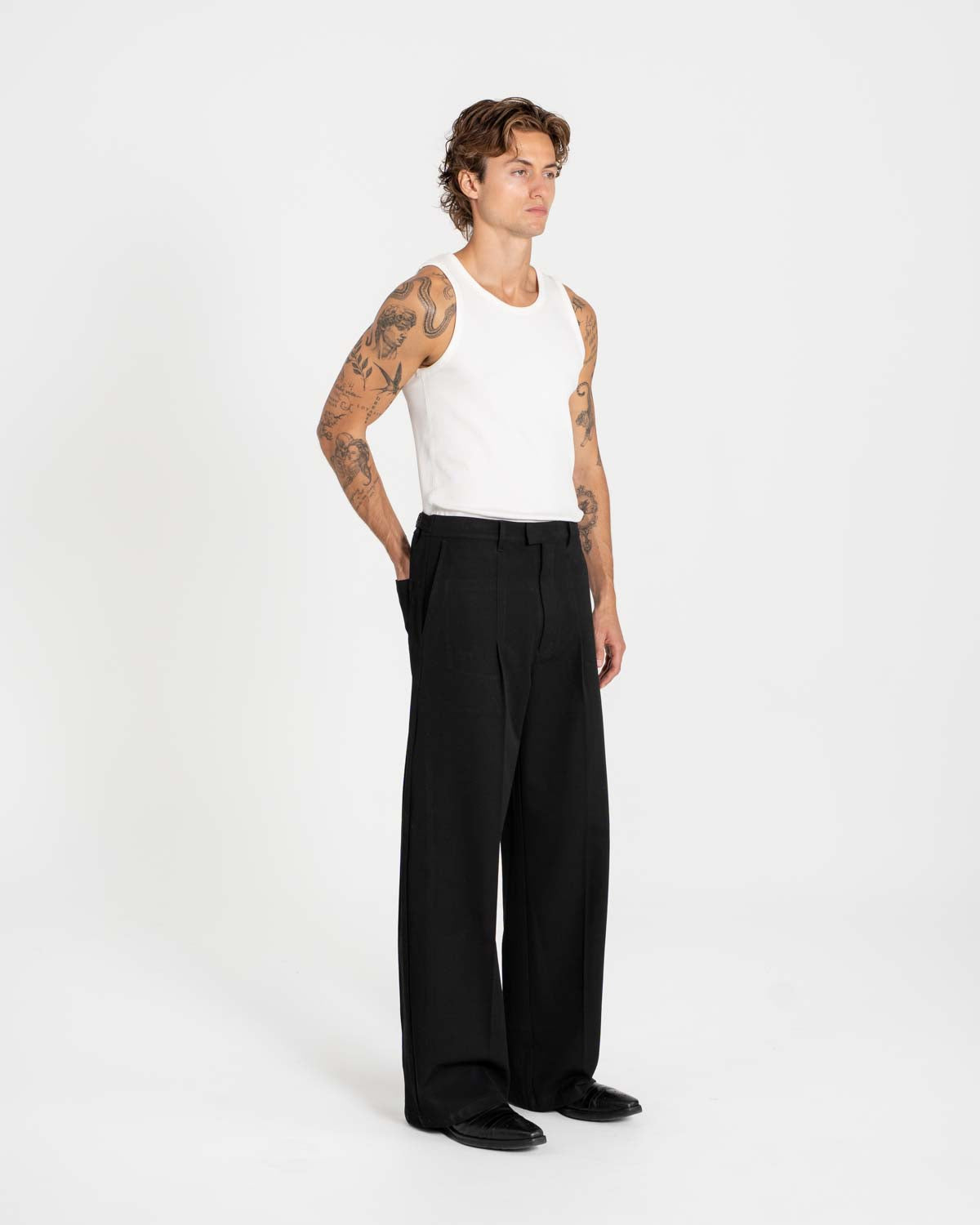 Baggy Suitpants Black