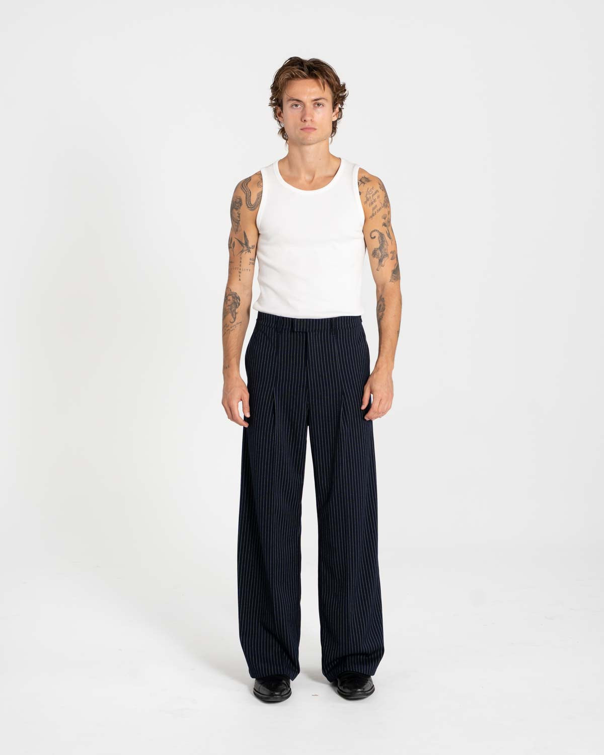 Baggy Suitpants Pinstriped