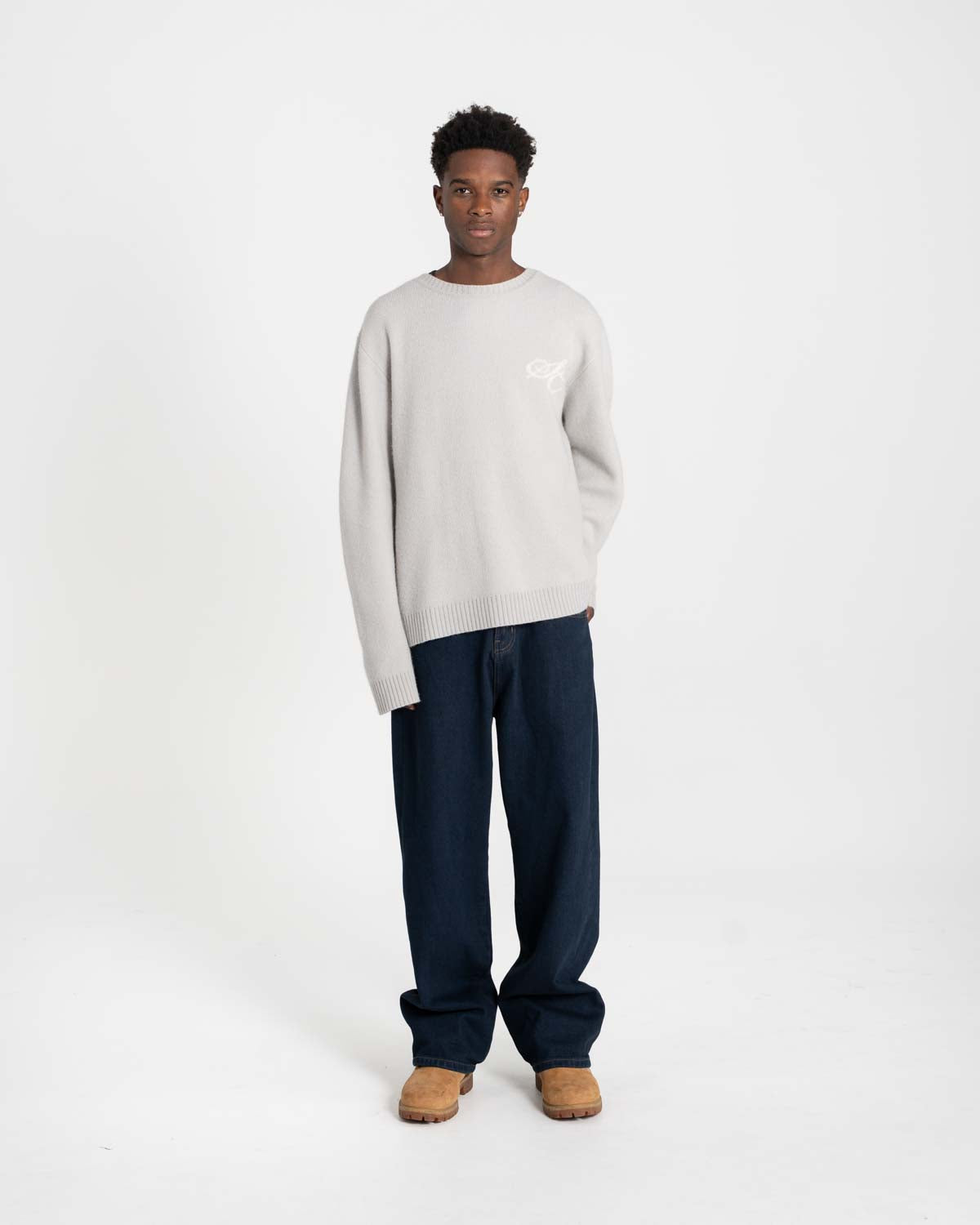 Baggy denim jeans indigo