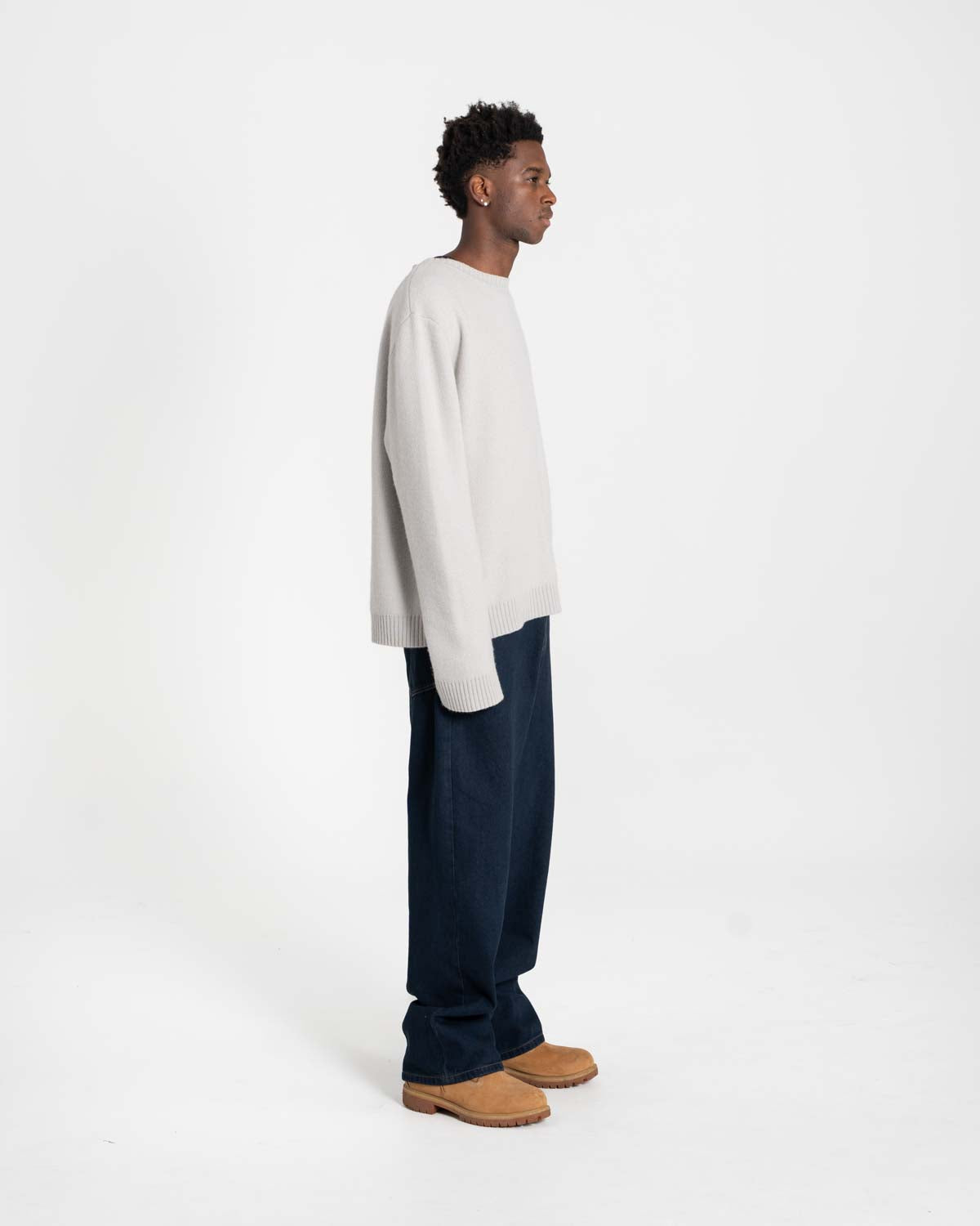 Baggy denim jeans indigo