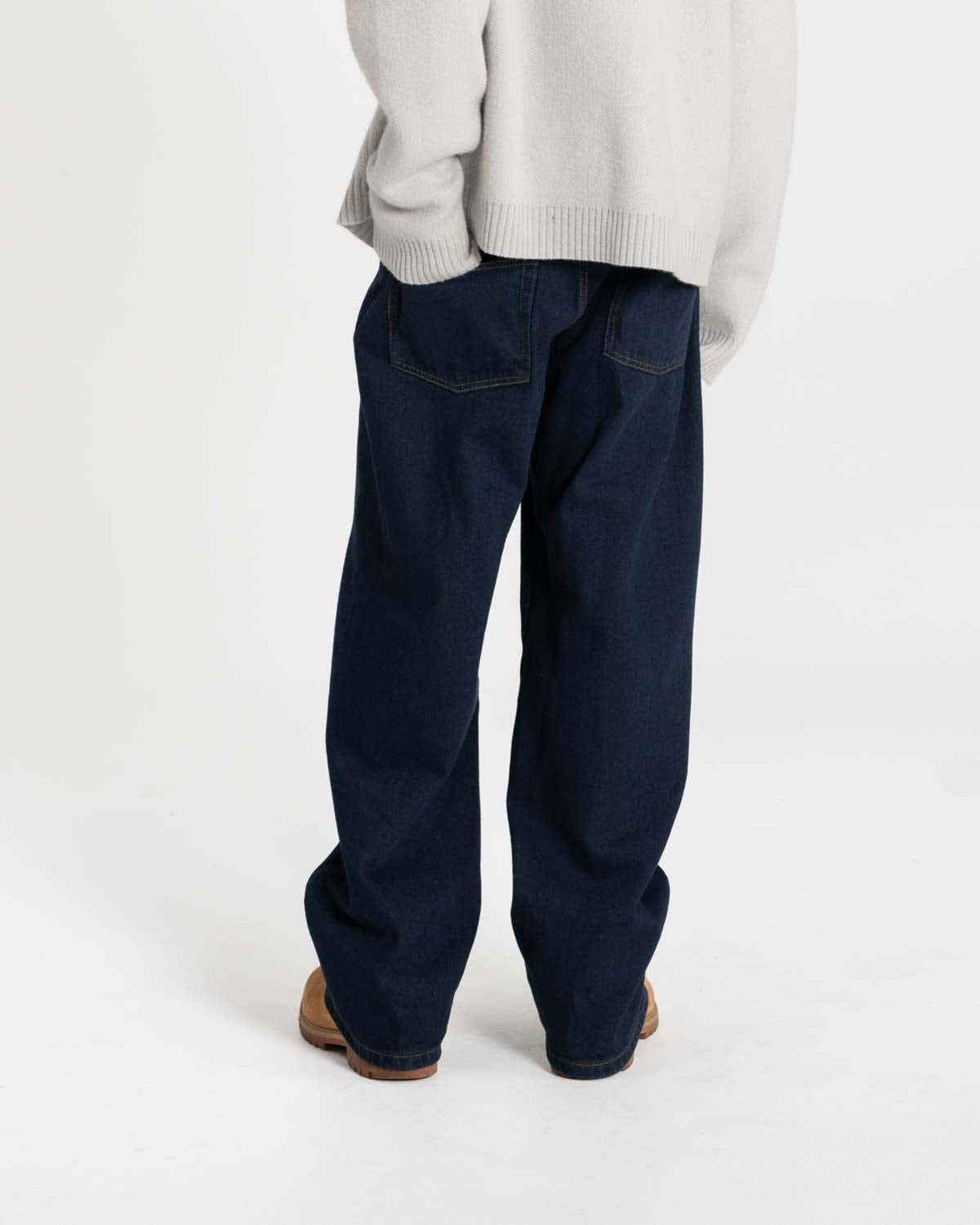 Baggy denim jeans indigo