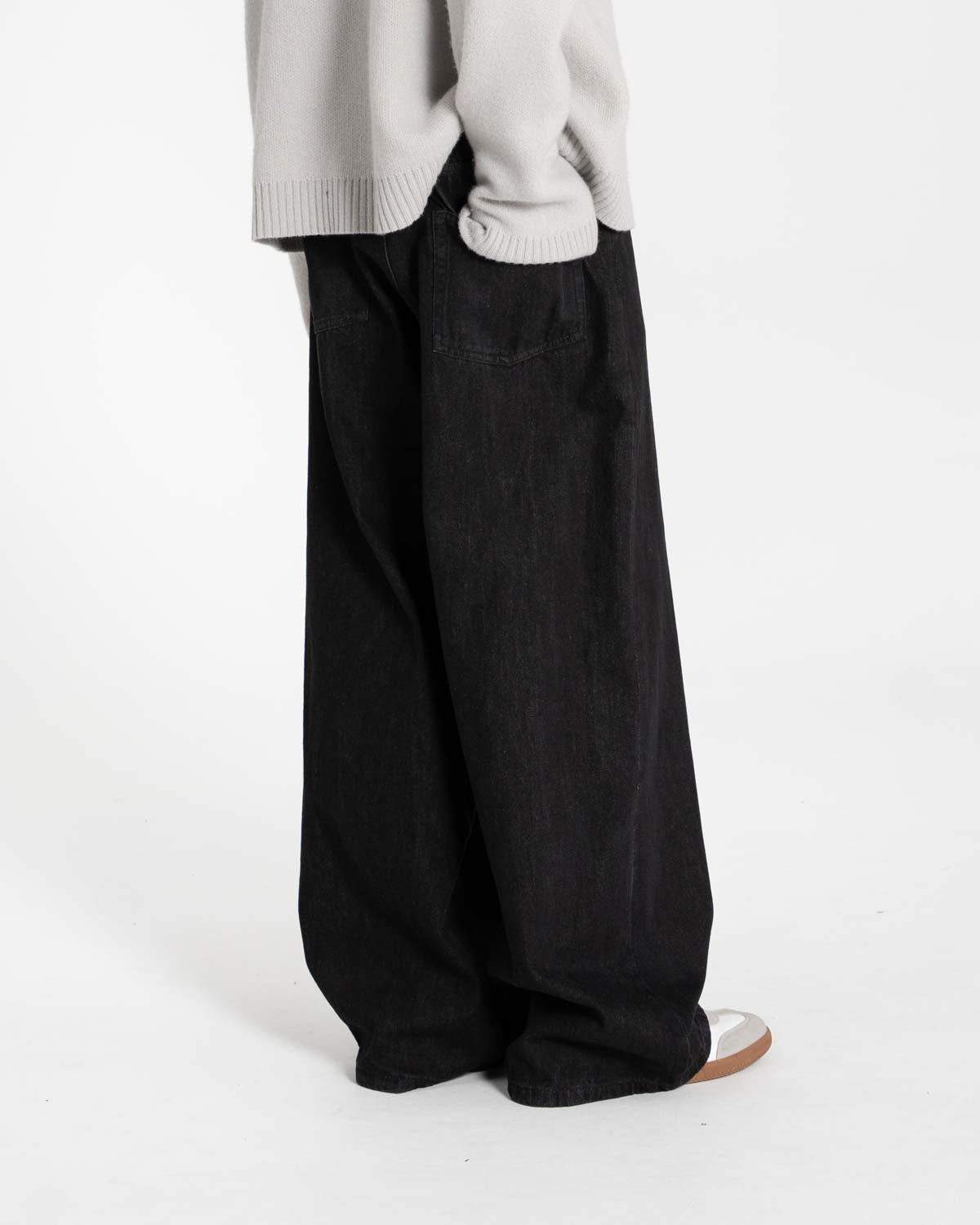 Extra Baggy Denim Jeans Black