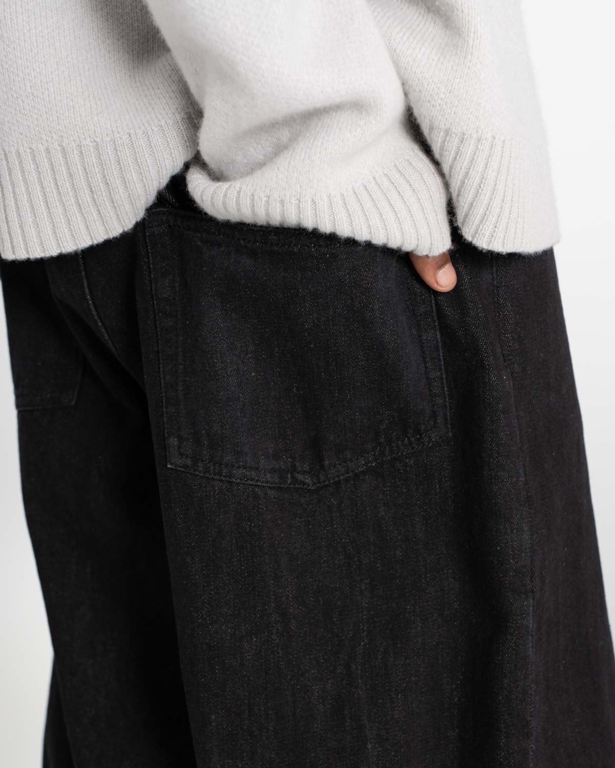 Extra Baggy Denim Jeans Black