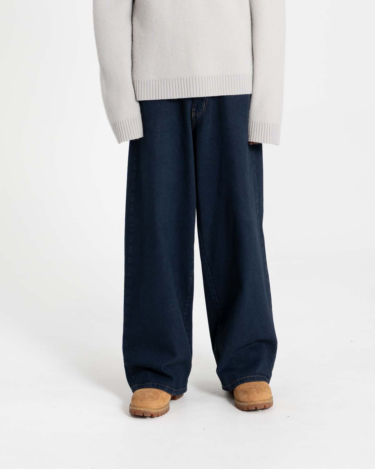 Extra baggy denim jeans indigo