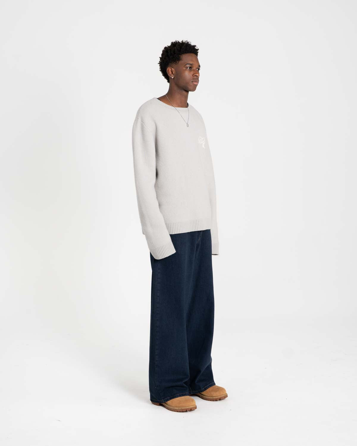 Extra baggy denim jeans indigo