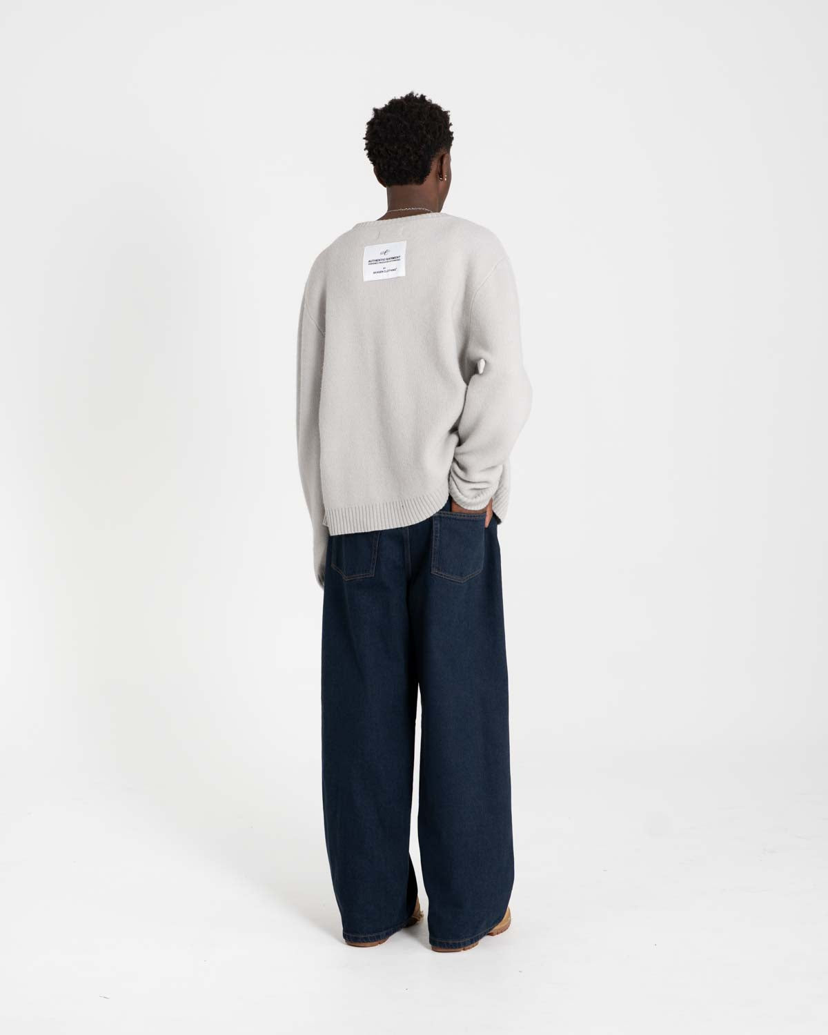 Extra baggy denim jeans indigo