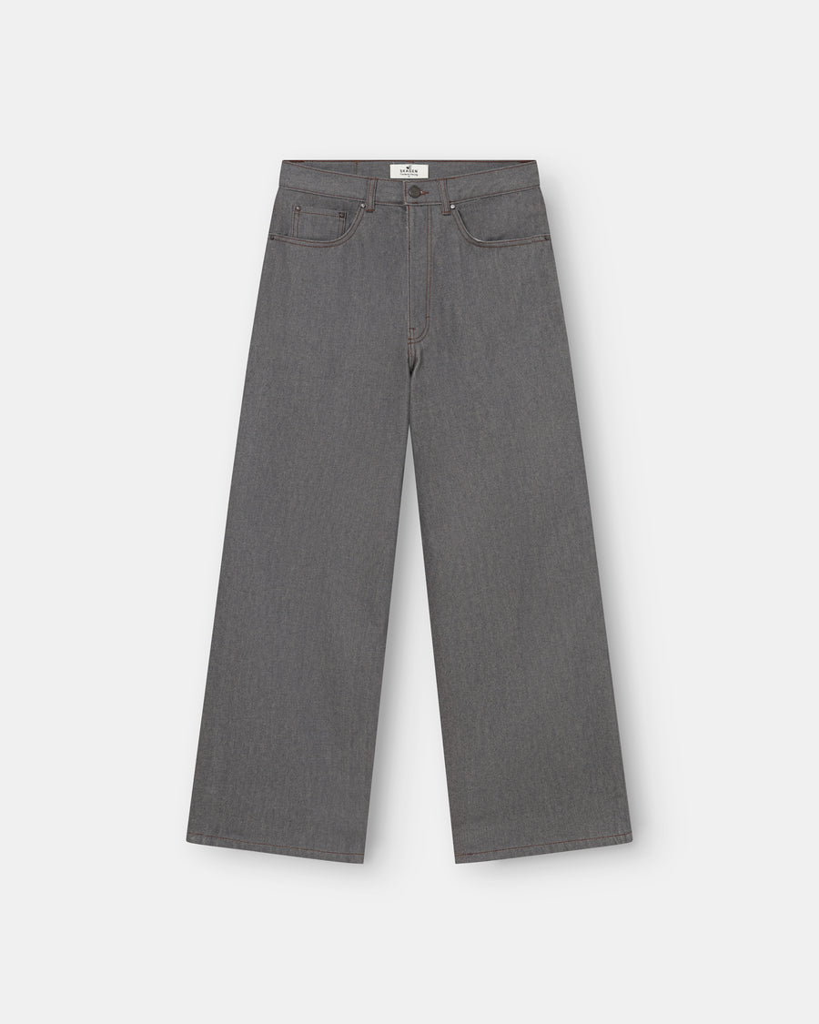 Raw Selvedge Denim Jeans grey