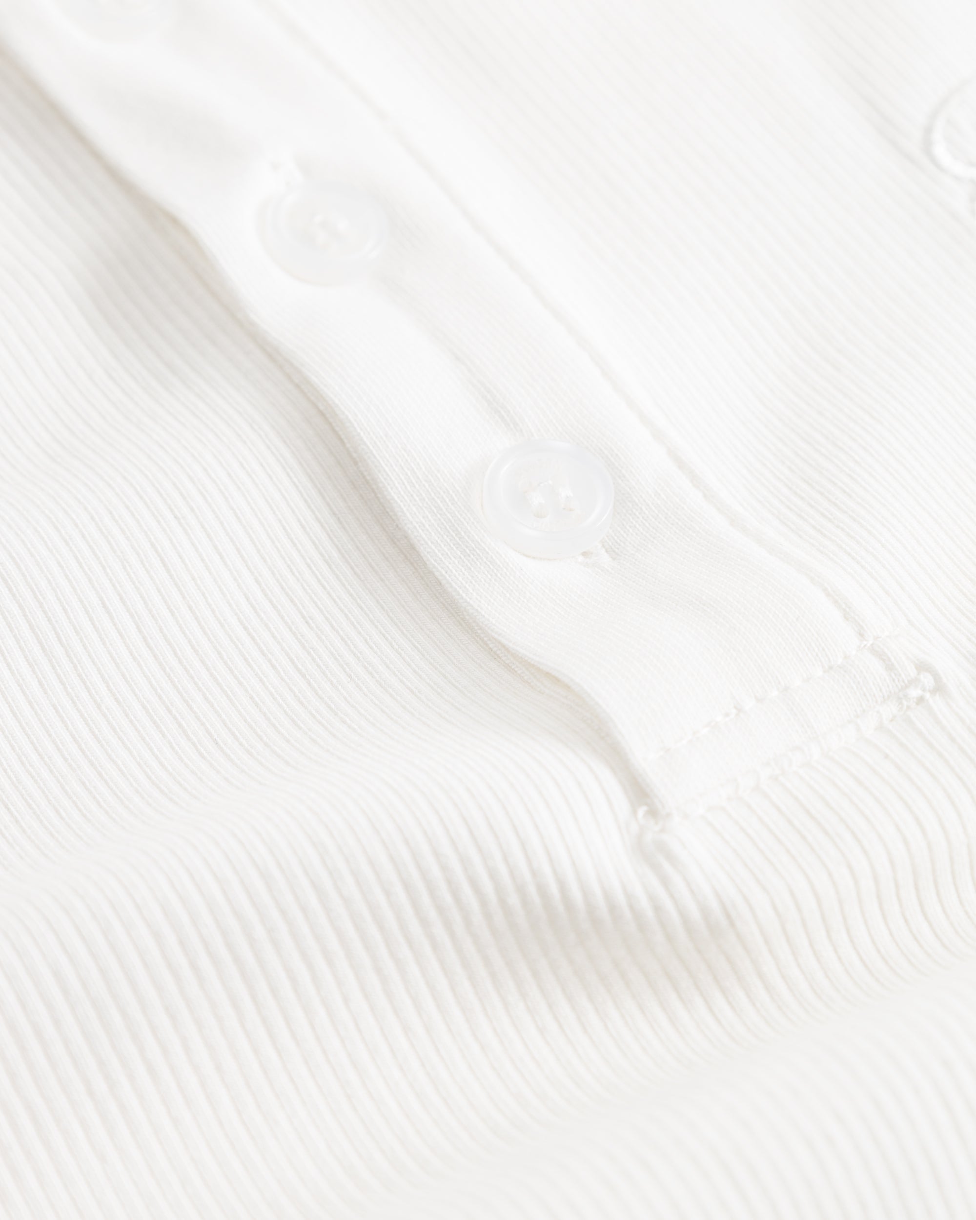 Henley Tank Top White
