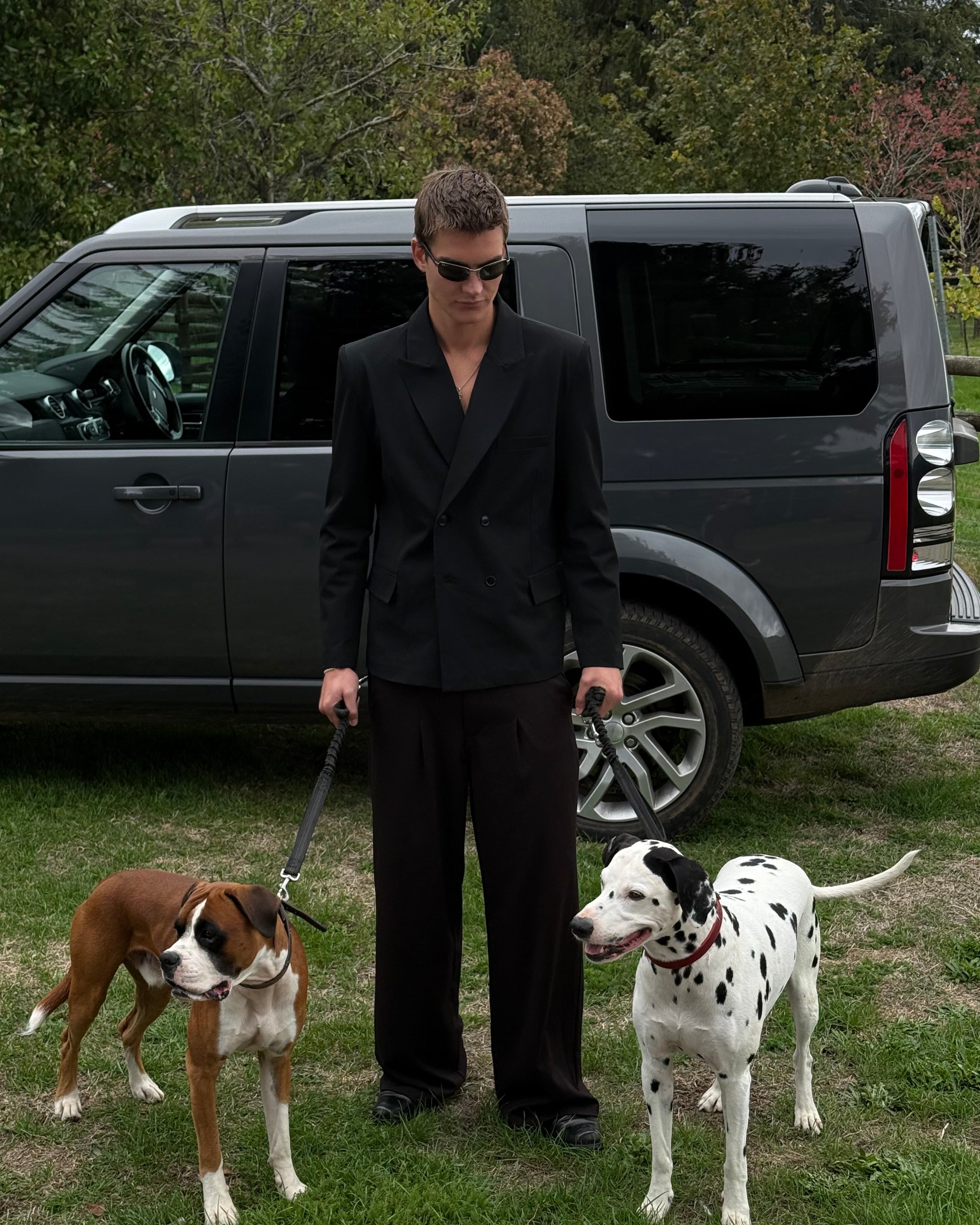 Double Breasted Blazer Black