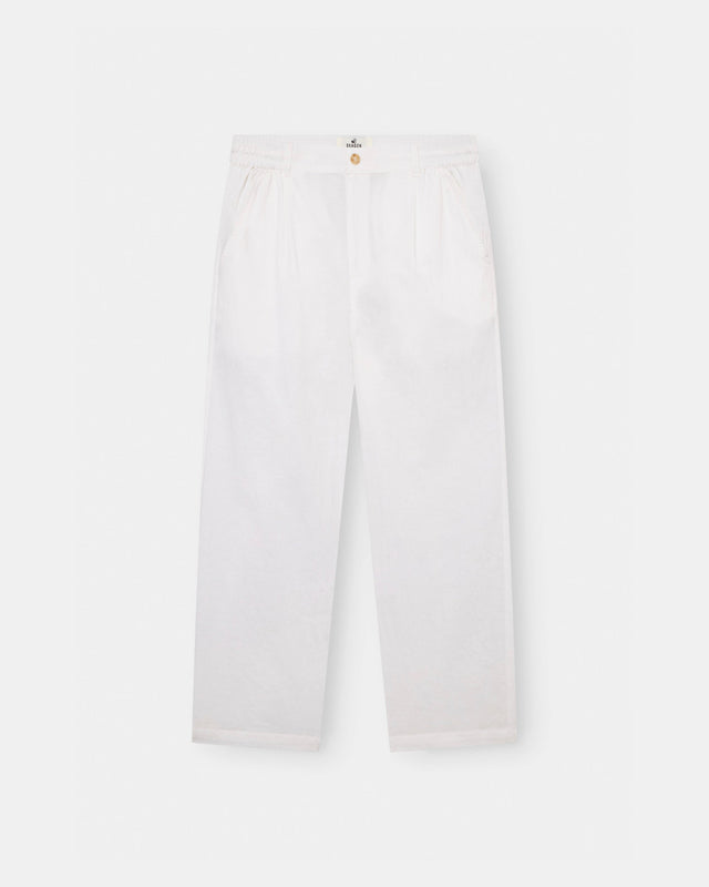 Baggy Linen Pants white