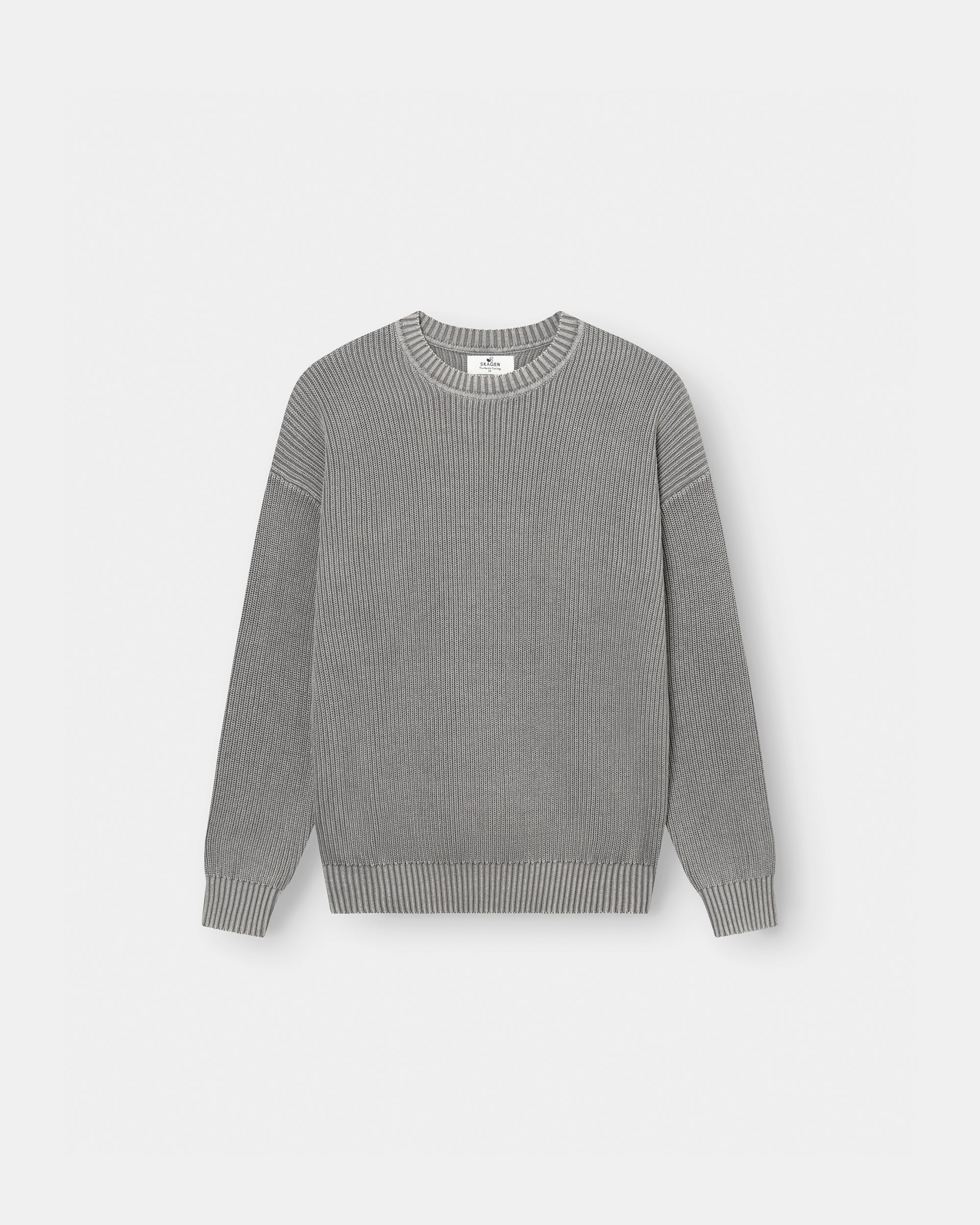 Knit Sweater Washed Grey