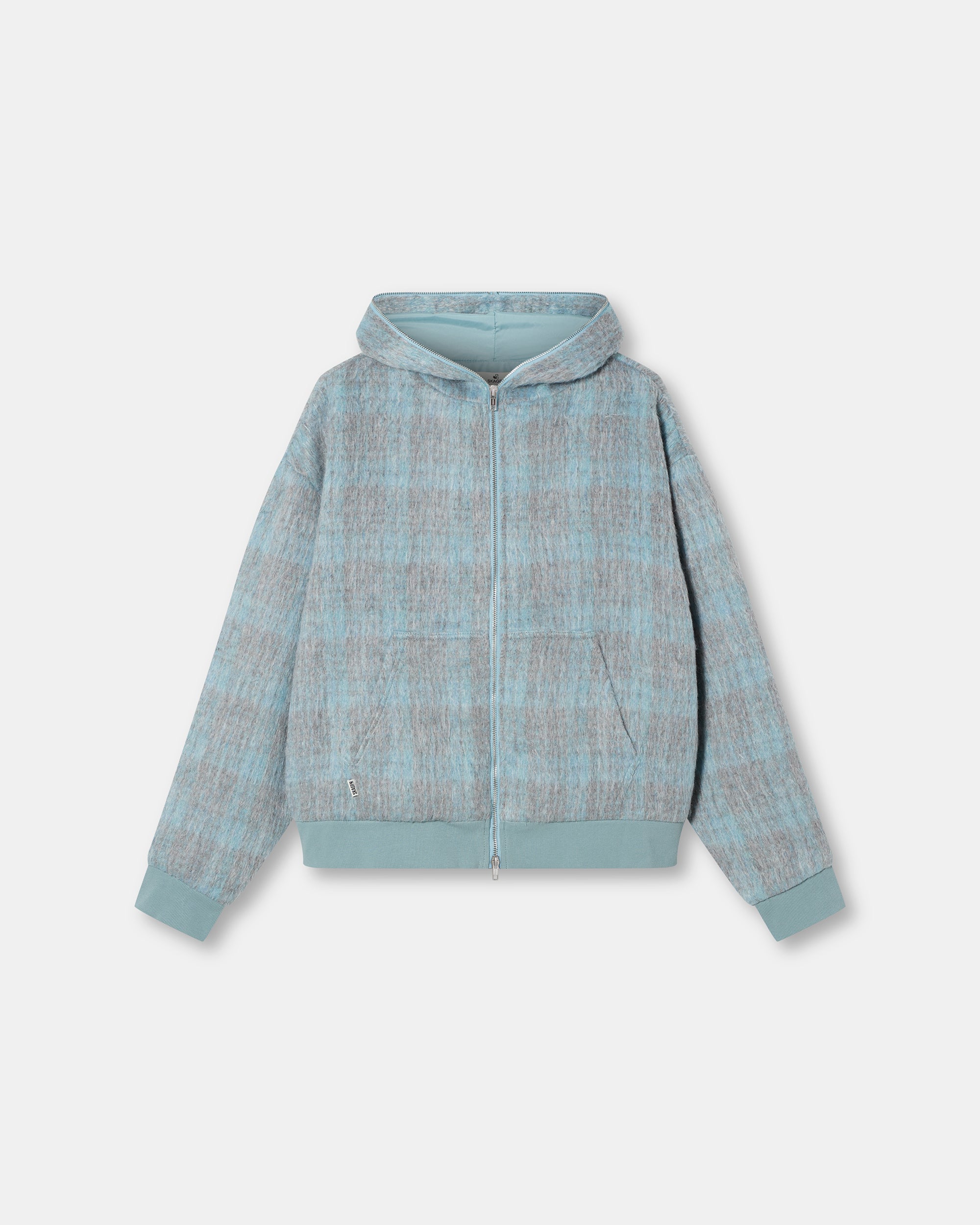 Fuzzy Hoodie Light blue