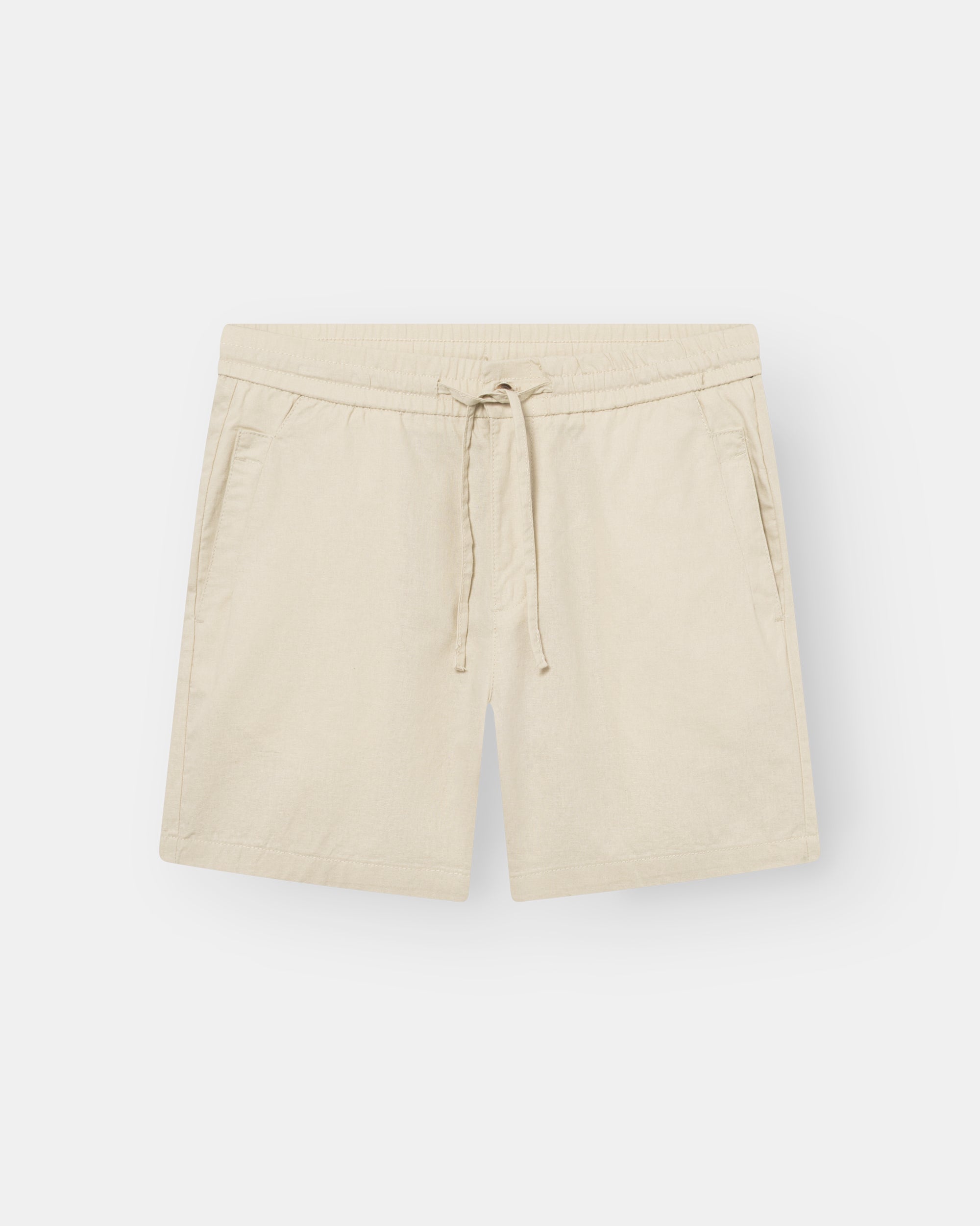 Flax shorts beige