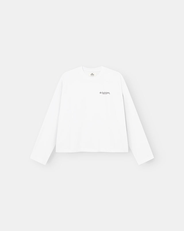 Riviera Rogue Raglan Longsleeve White