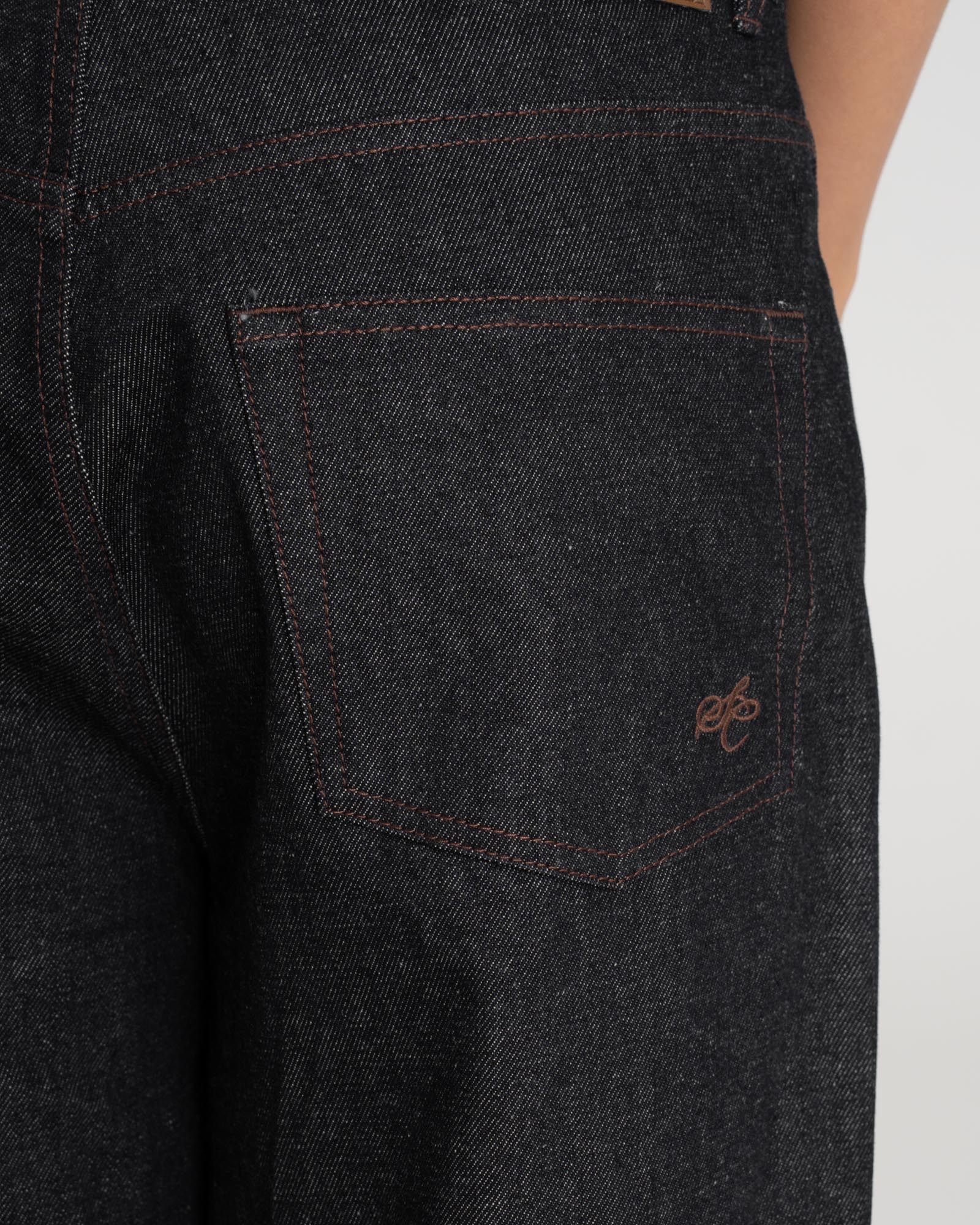 Baggy denim jeans Selvedge