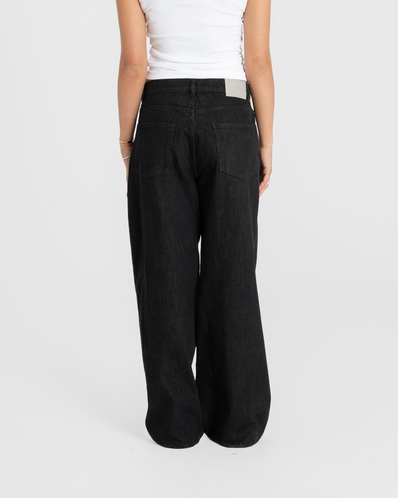 Extra Baggy Denim Jeans Black