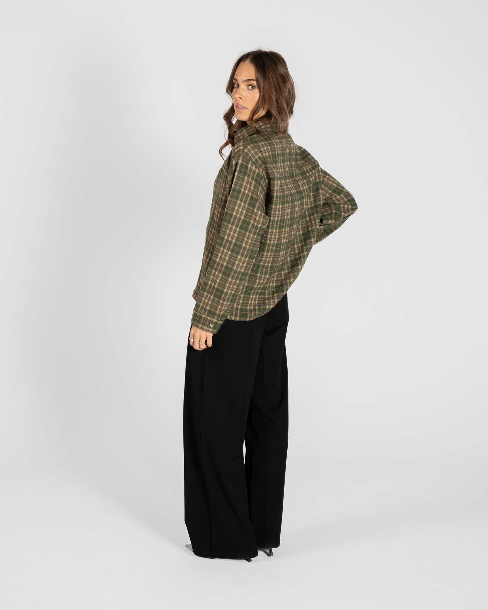 Ternet Flannel shirt Green