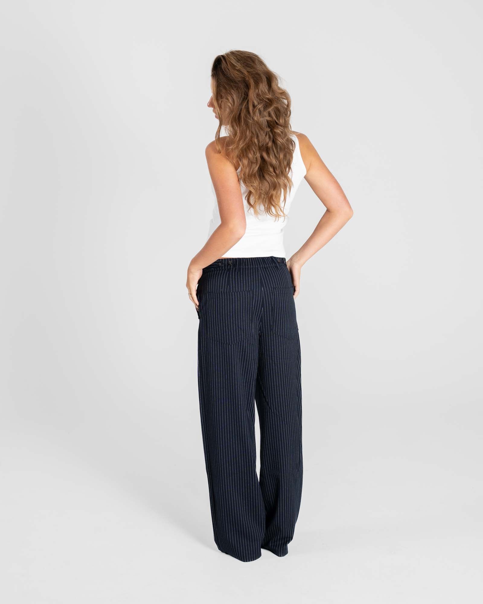Baggy Suitpants Pinstriped