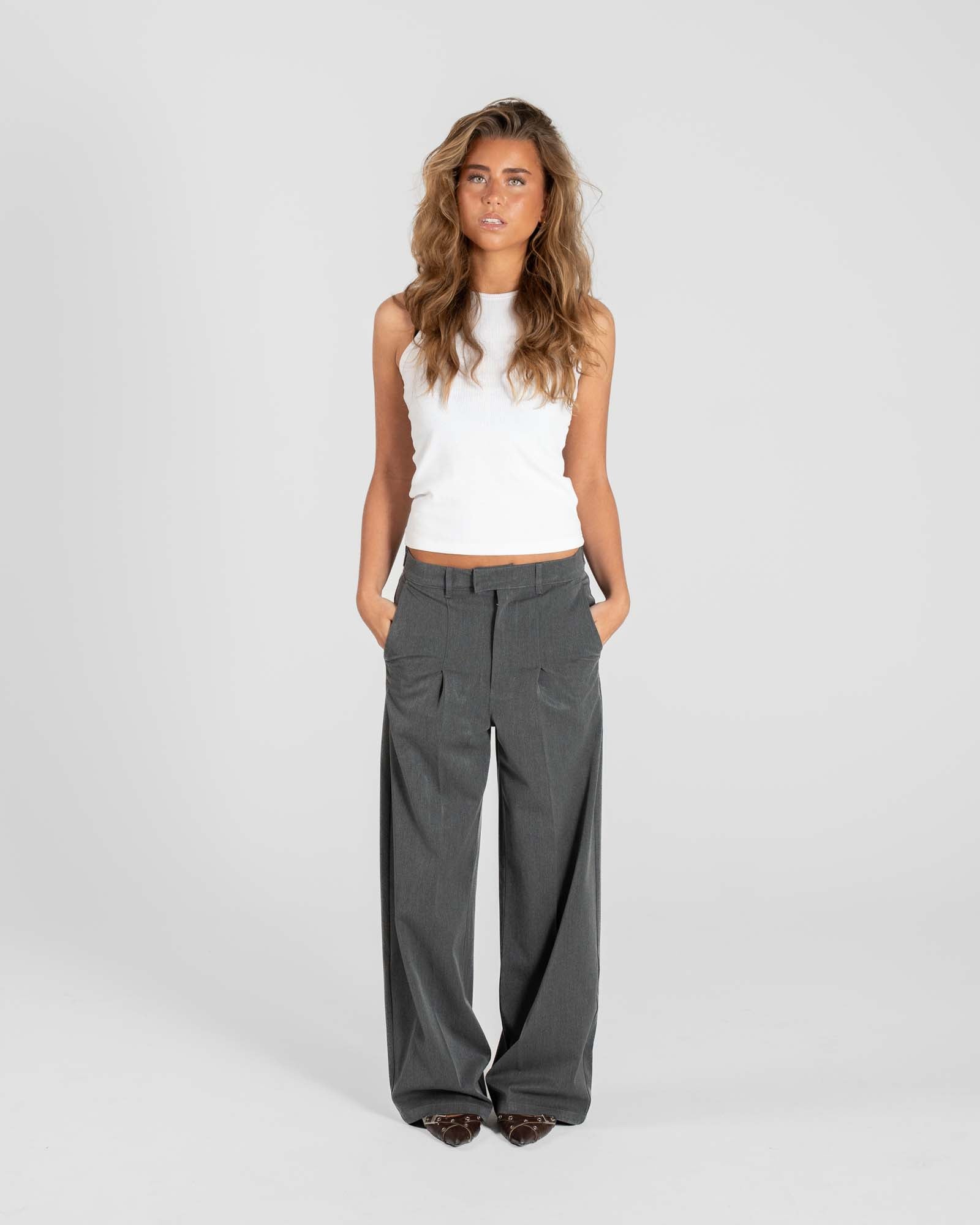 Baggy Suitpants Gray