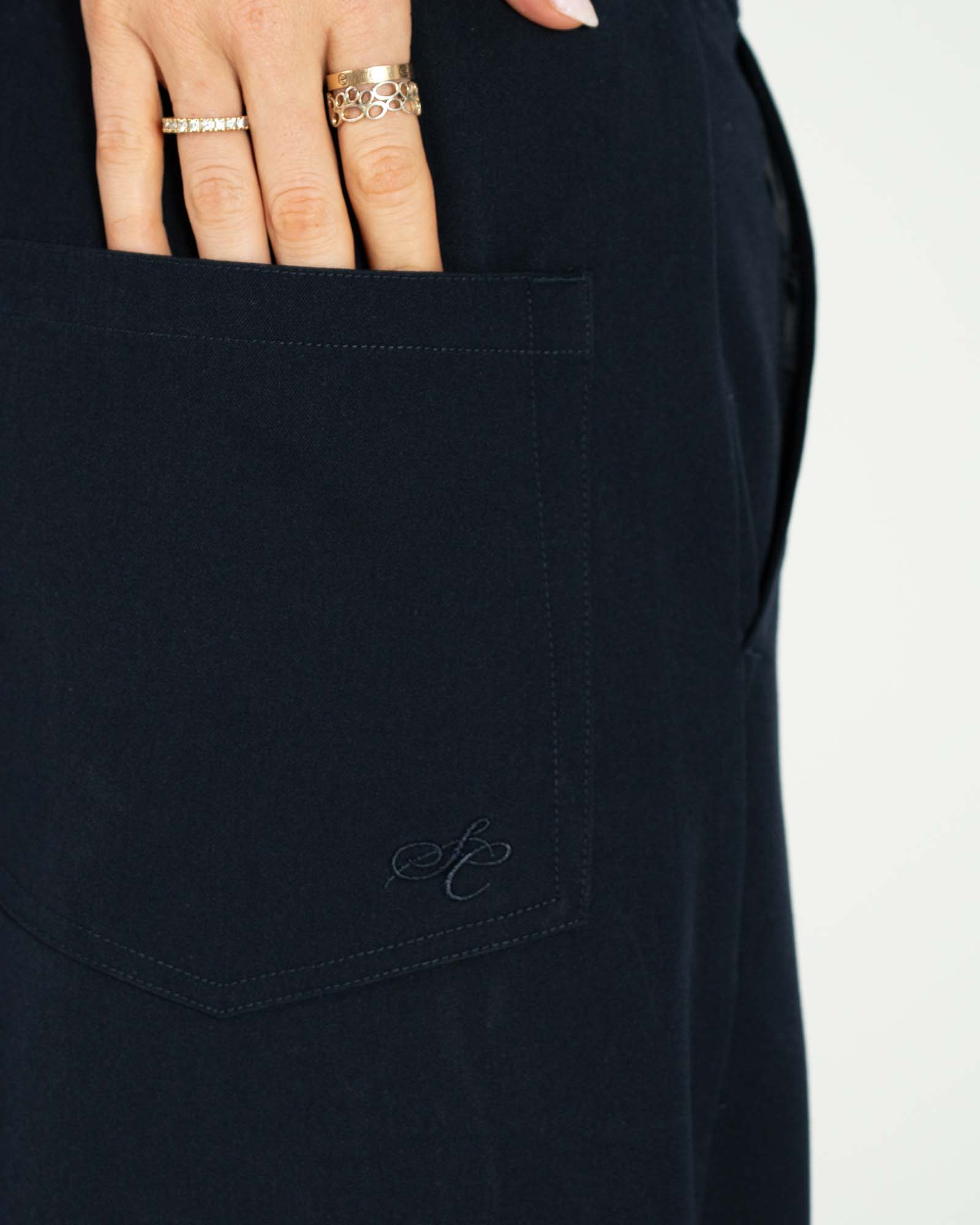 Baggy Suitpants Navy