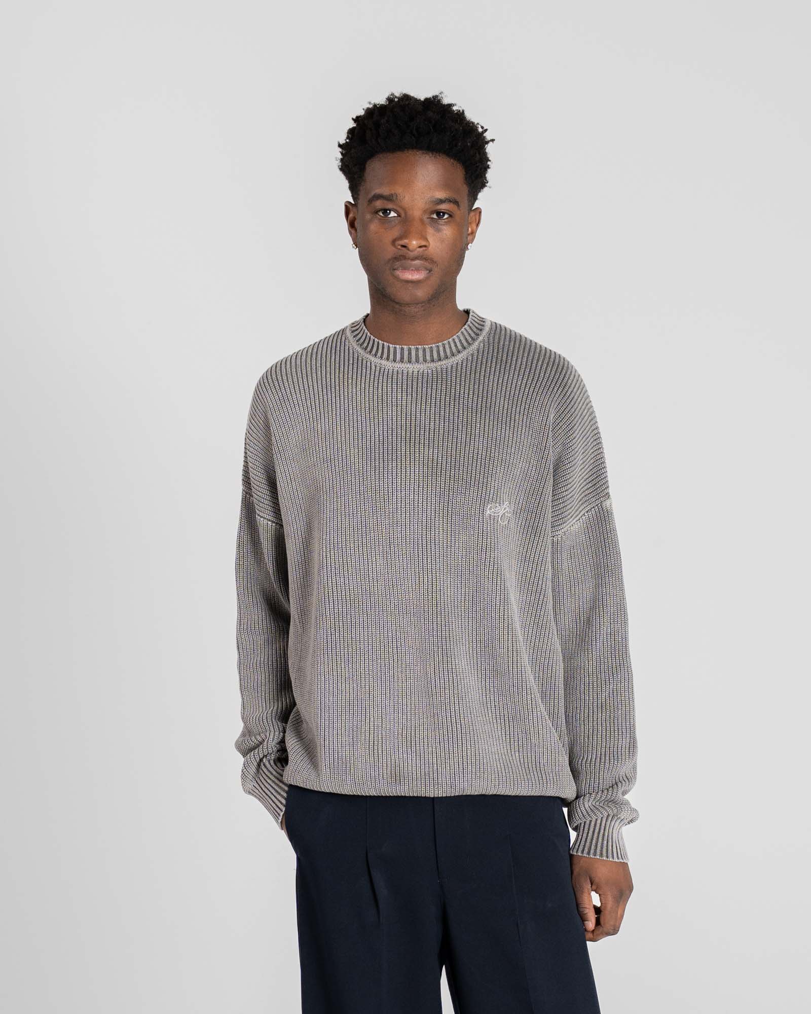 Knit Sweater Washed Grey