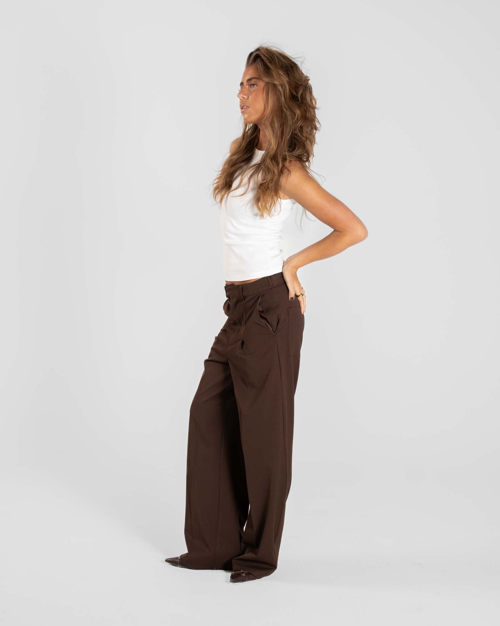 Baggy Suitpants Brown