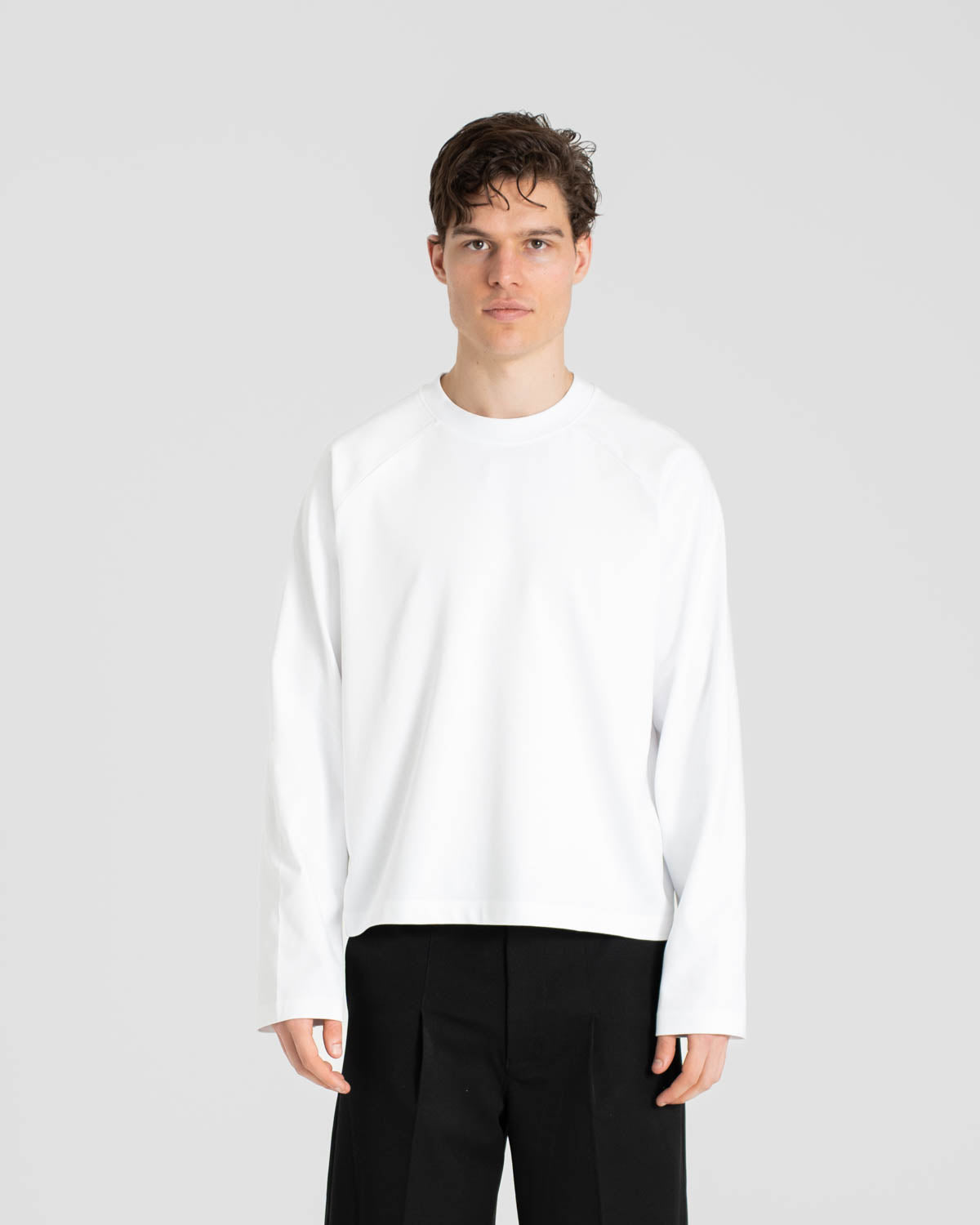 SC Logo Raglan Longsleeve T-shirt White tone-tone