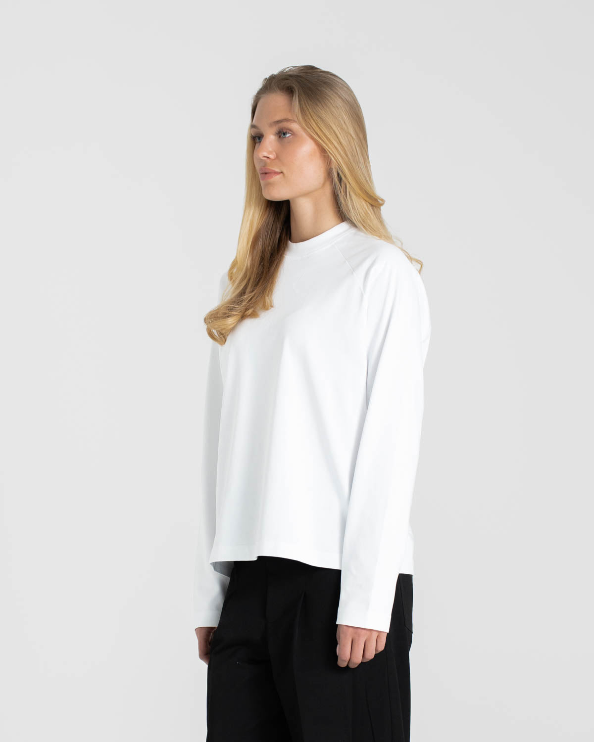 Raglan Longsleeve T-shirt White