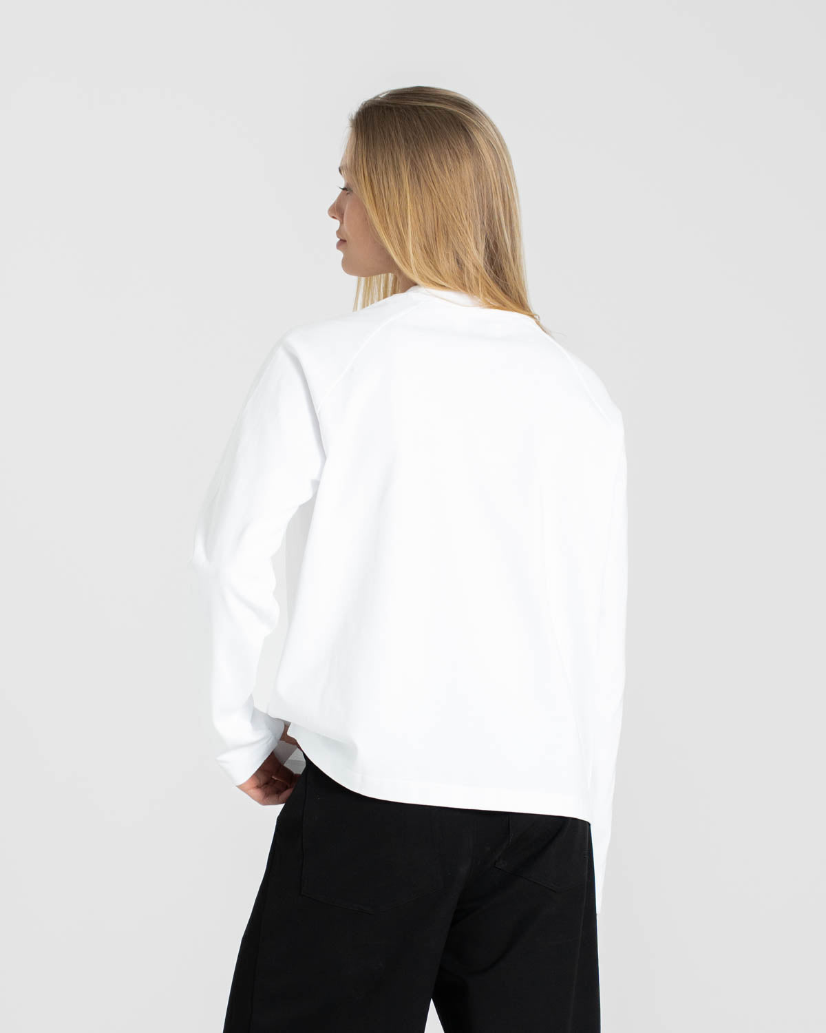 Raglan Longsleeve T-shirt White