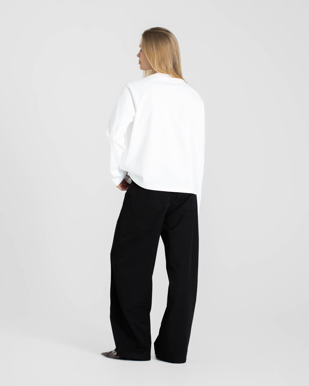 Raglan Longsleeve T-shirt White