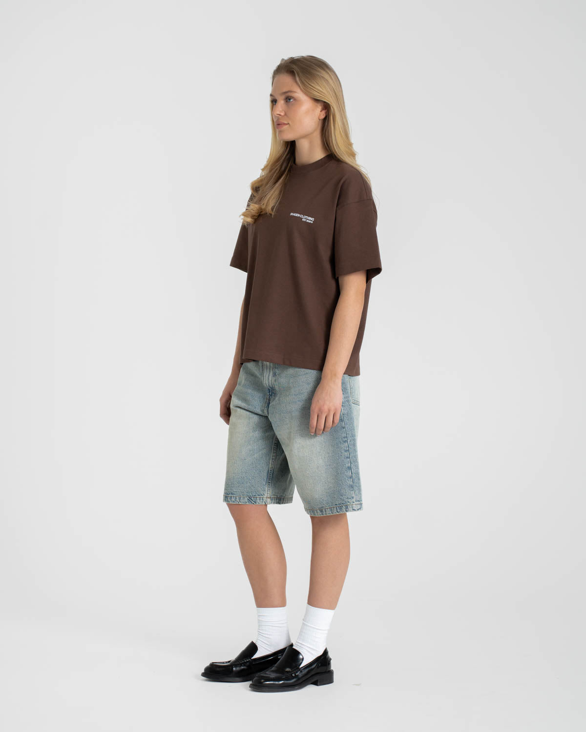 Everyday Essential T-Shirt Brown dame