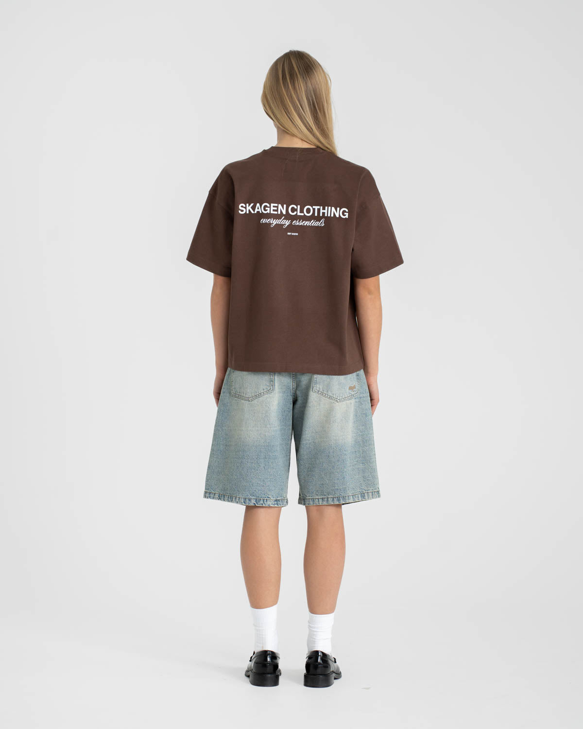 Everyday Essential T-Shirt Brown dame