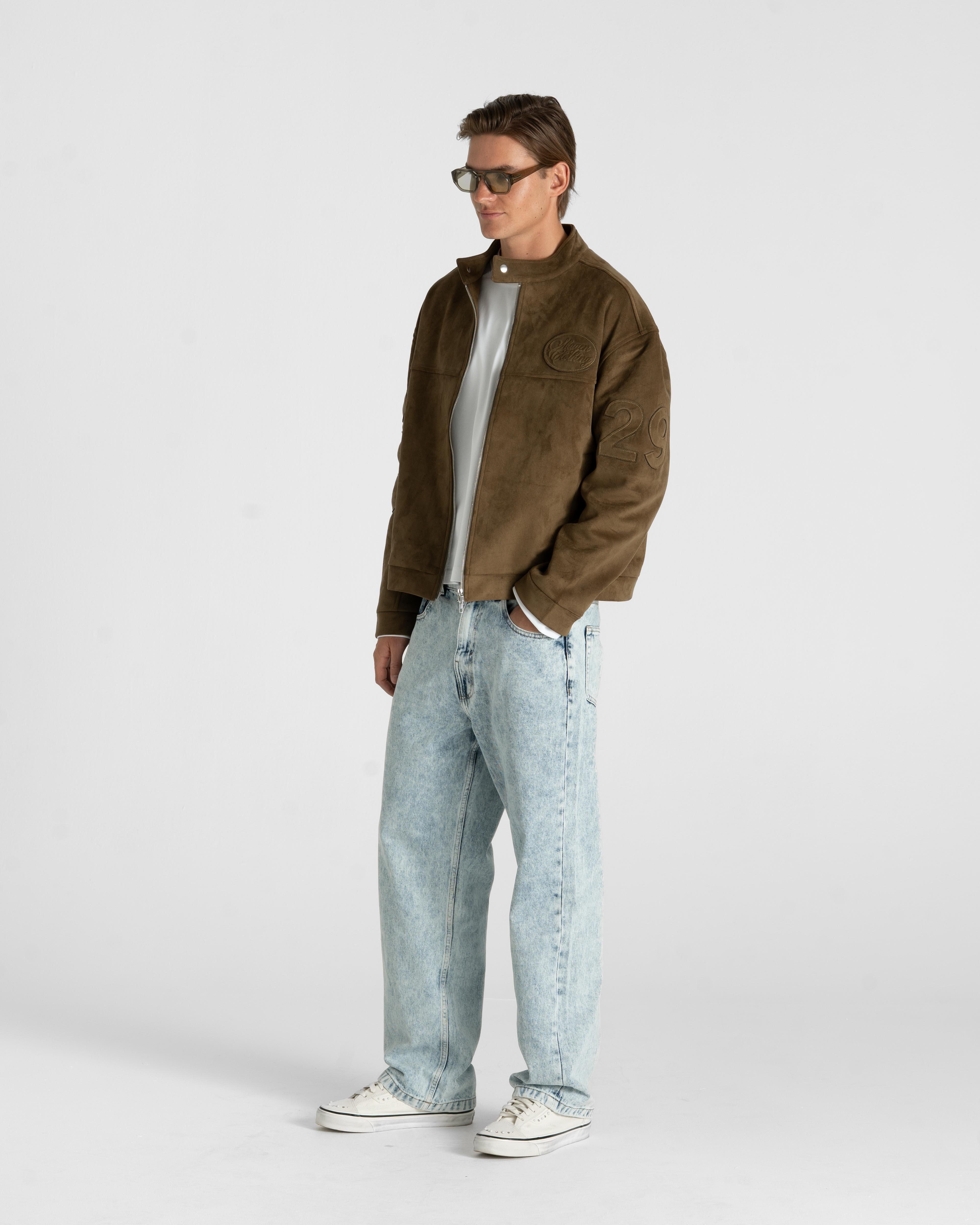 Baggy denim jeans light blue