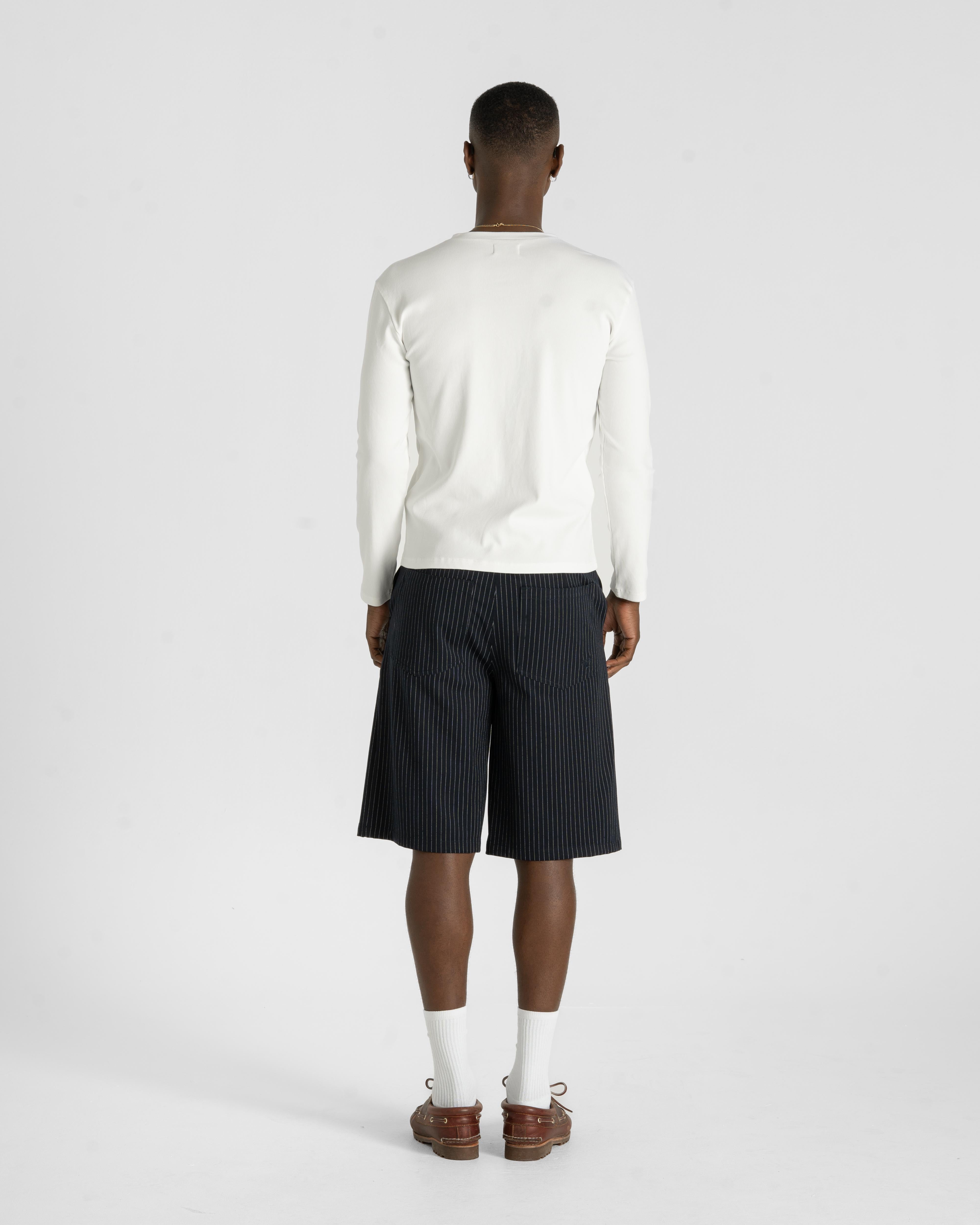 Henley Long Sleeve White