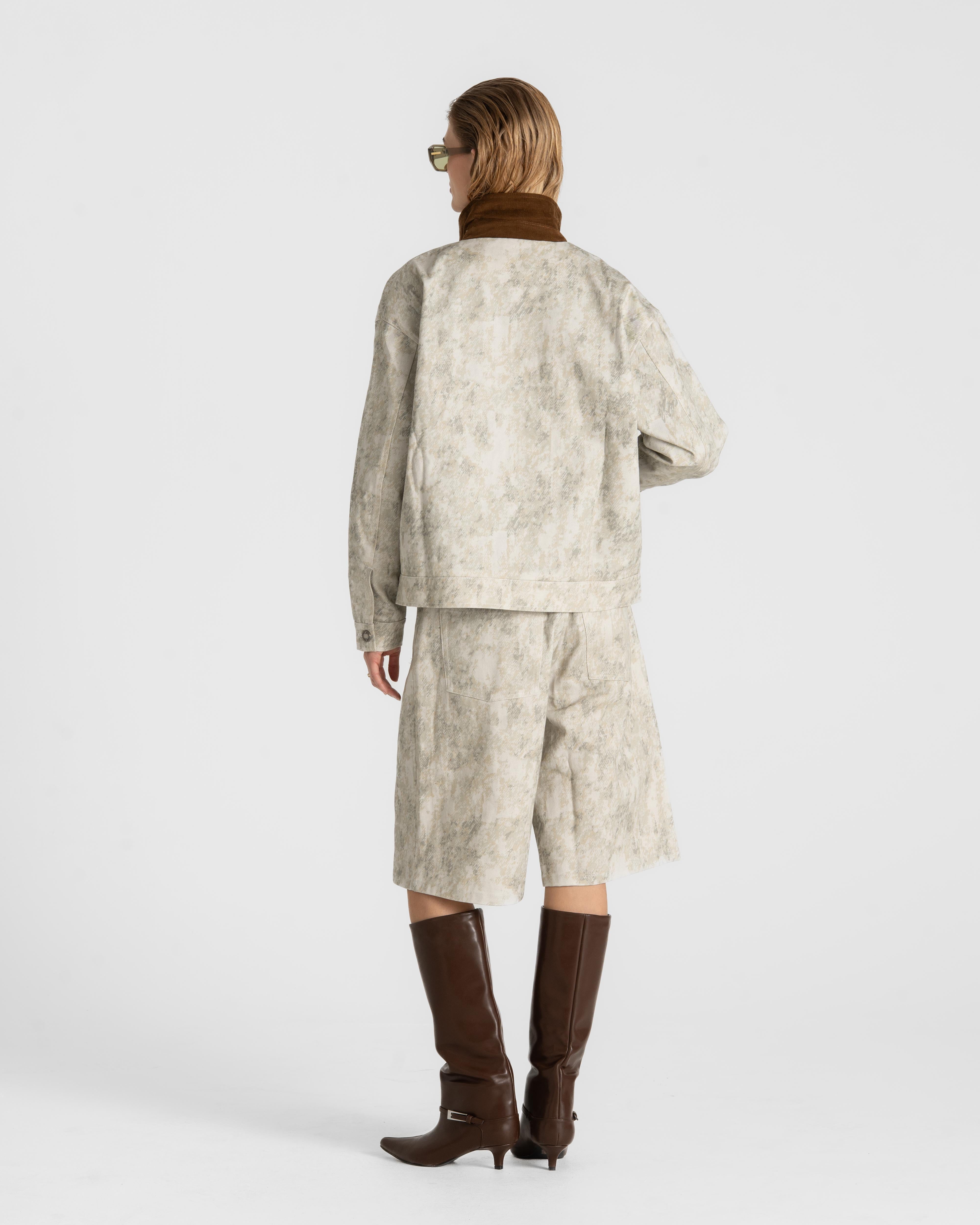 Denim Jacket Limewash Dame
