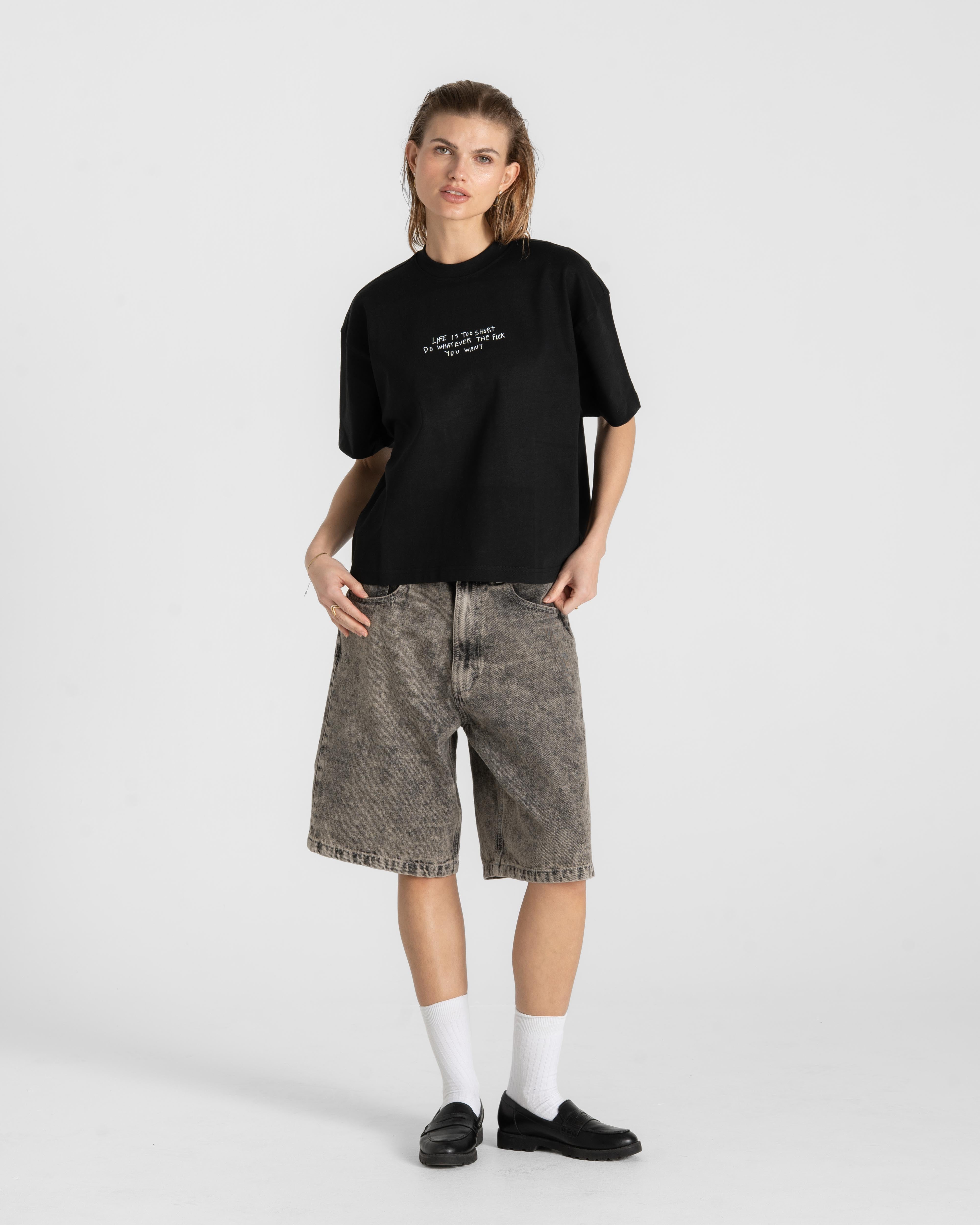 Jorts Washed Gray