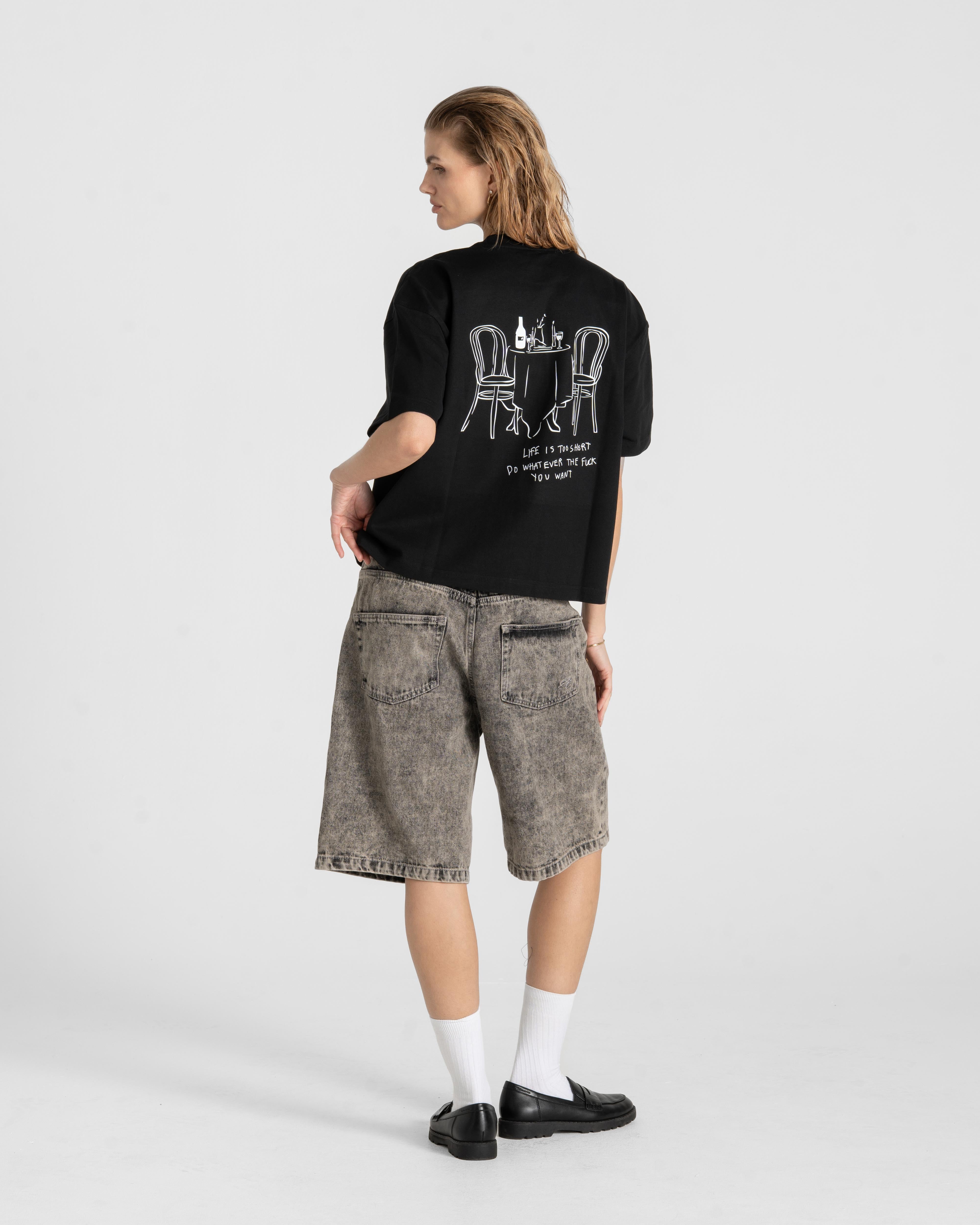 Jorts Washed Gray