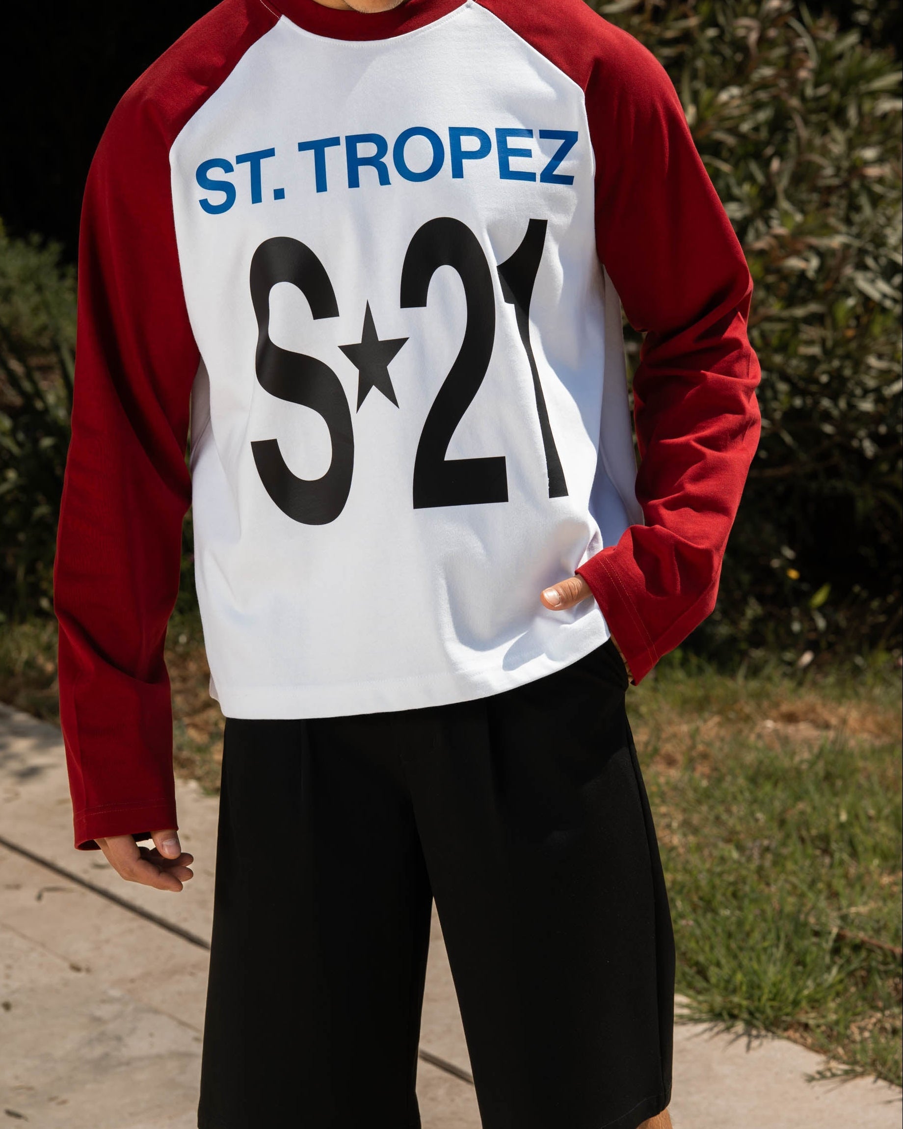 St. Tropez Raglan Longsleeve Bordeaux