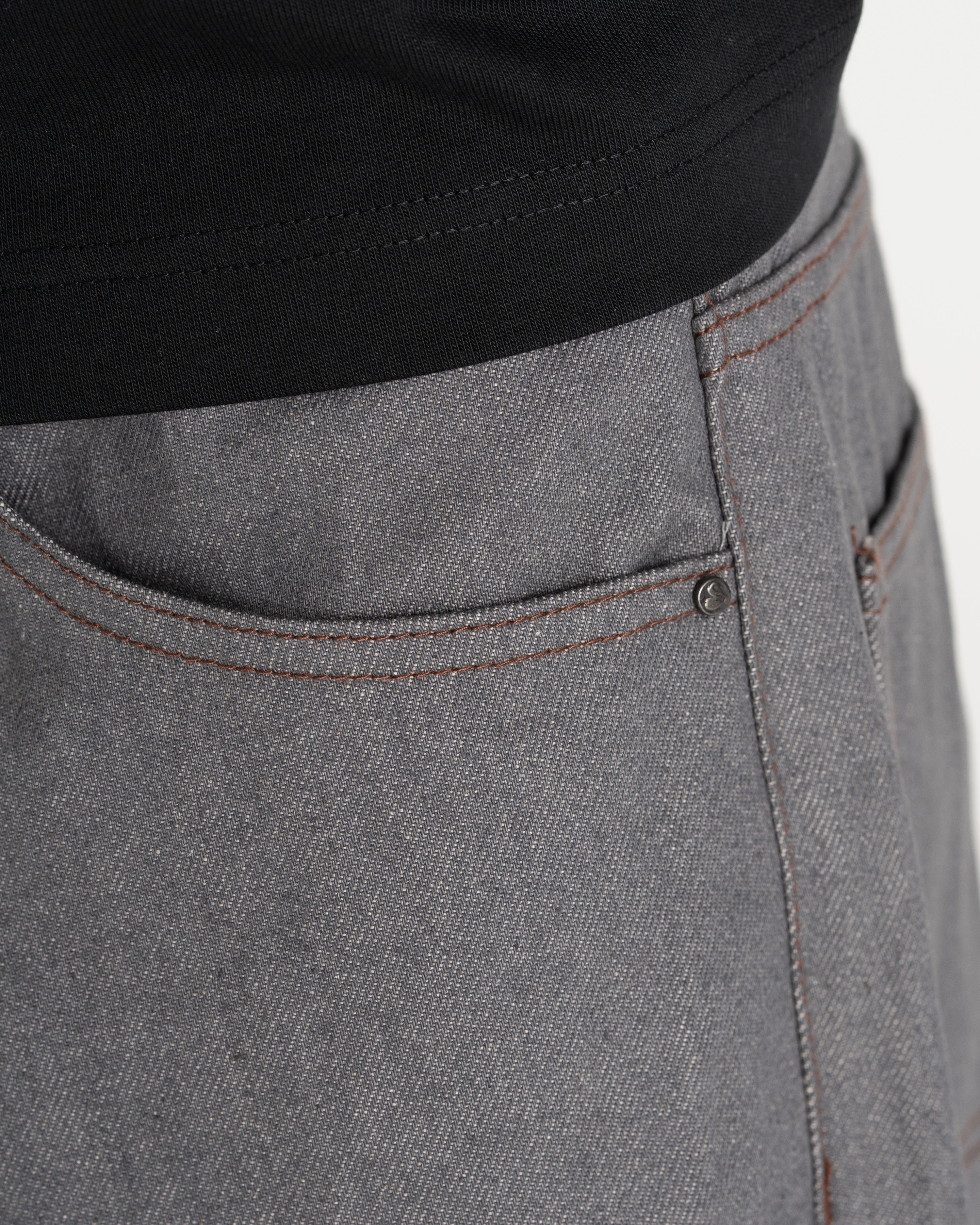 Extra baggy Denim Jeans Selvedge Grey