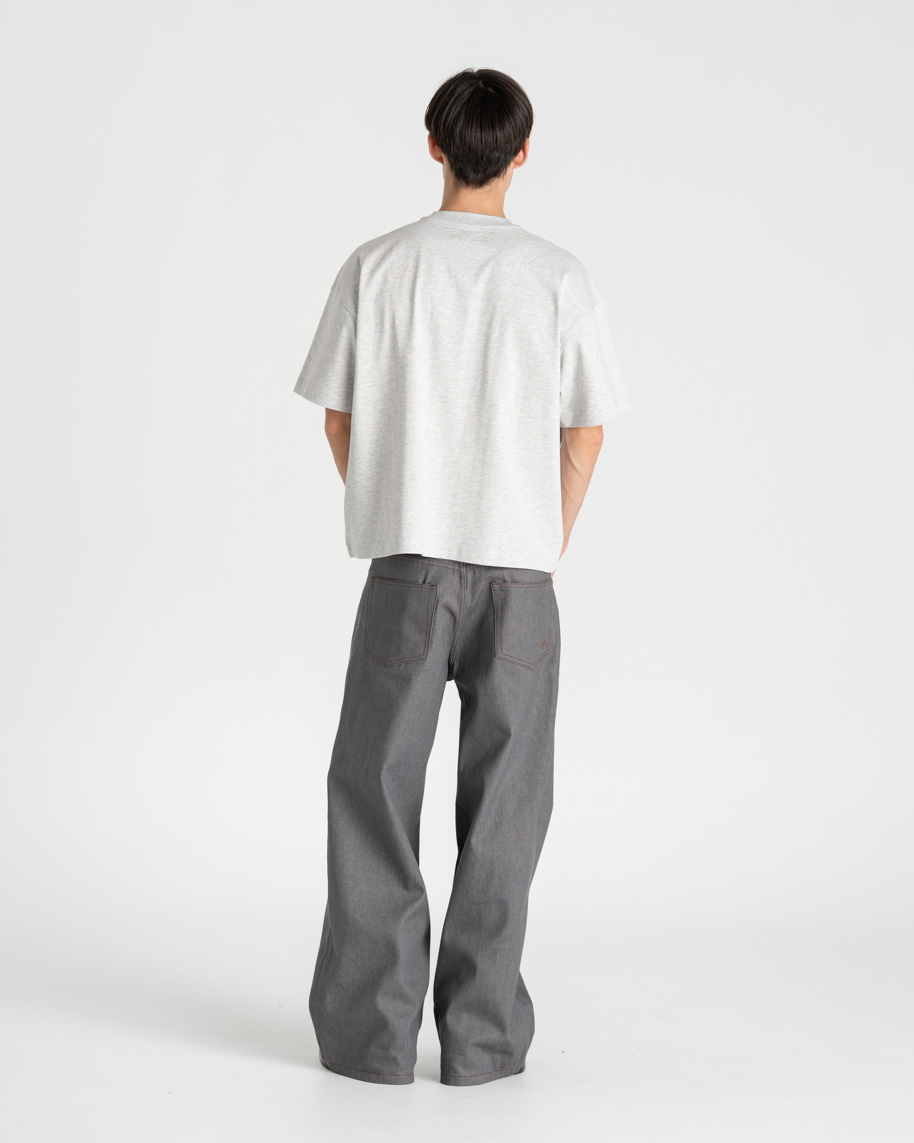 Extra baggy Denim Jeans Selvedge Grey