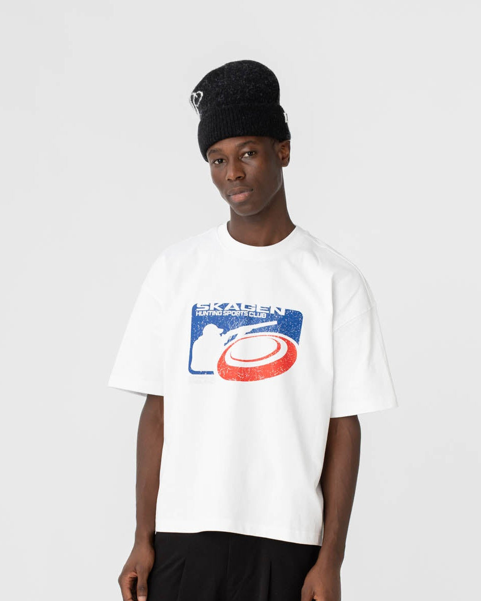 Graphic T-Shirt 'Sports Hunter' White